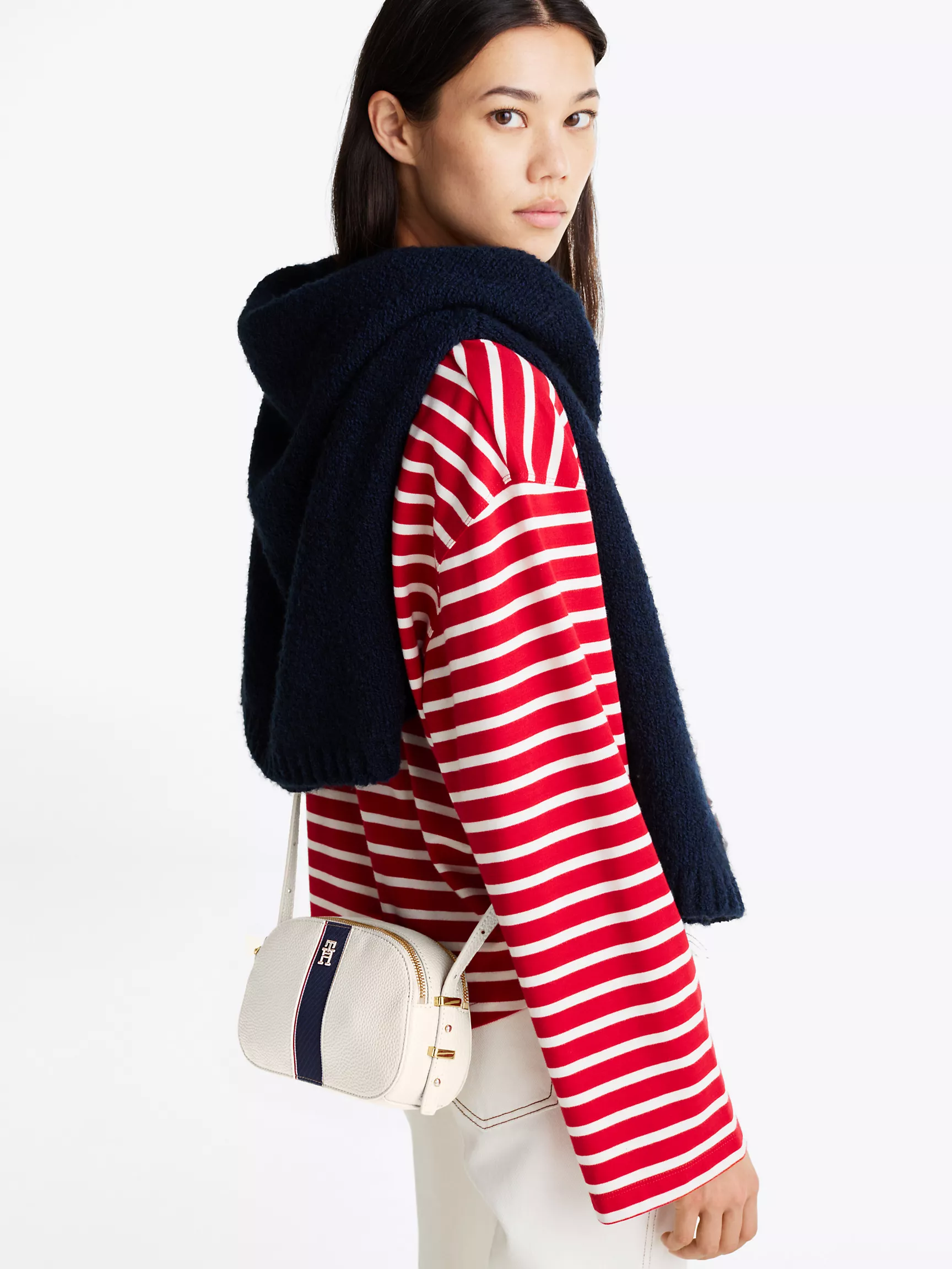 Женская сумка Tommy Hilfiger, Кроссбоди-сумка с полосками Legacy