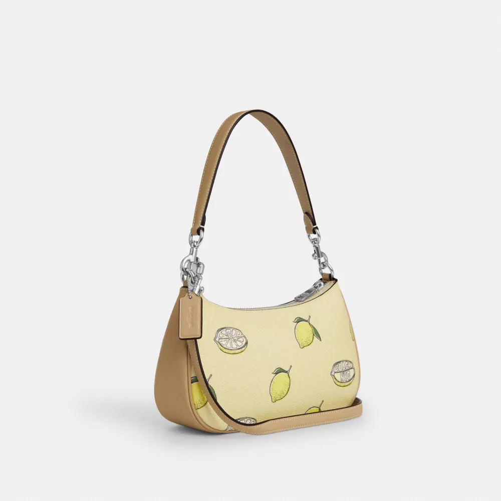 Сумка COACH Teri Shoulder Bag With Lemon Print