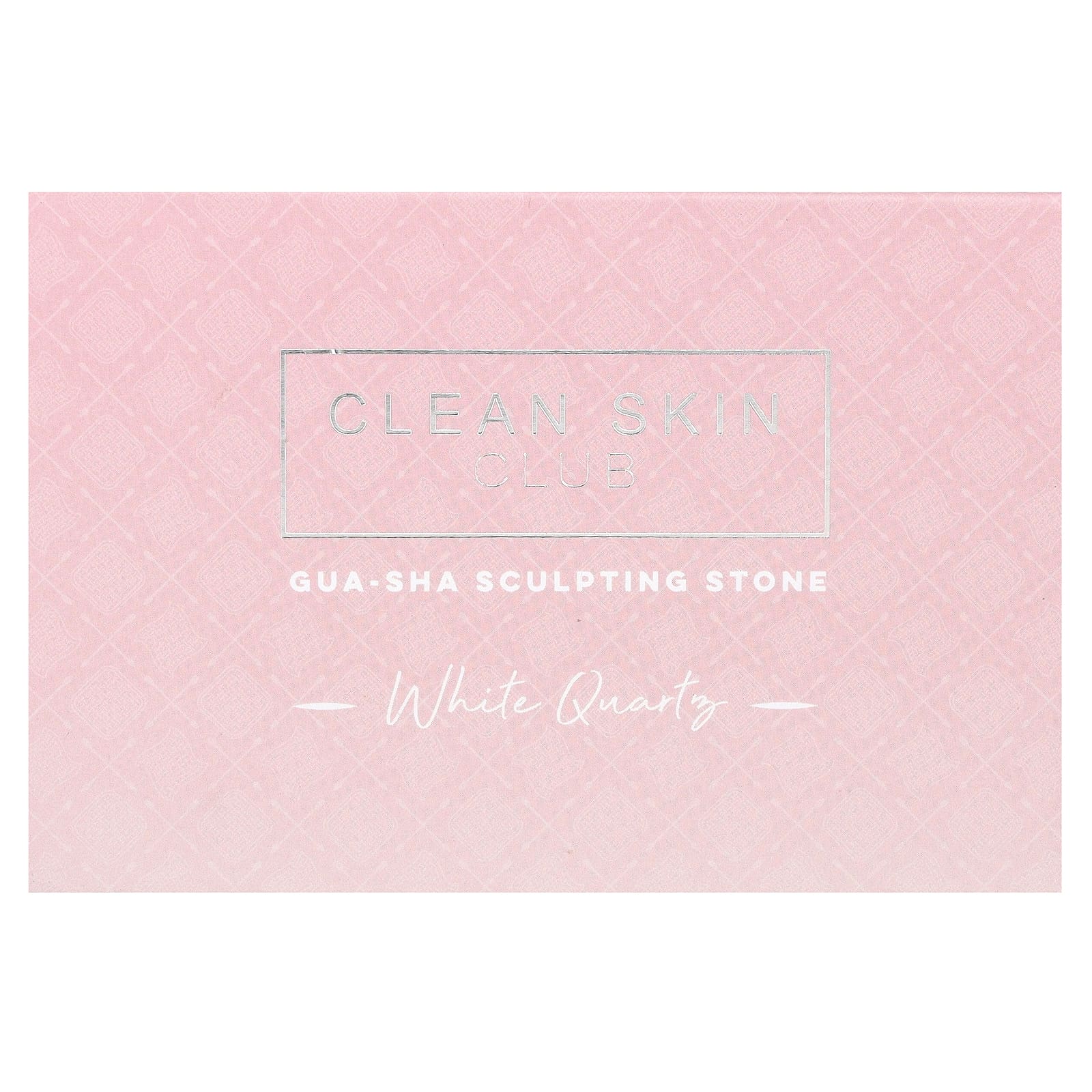 Clean Skin Club, гуа-ша, моделирующий камень, белый кварц, 1 шт.