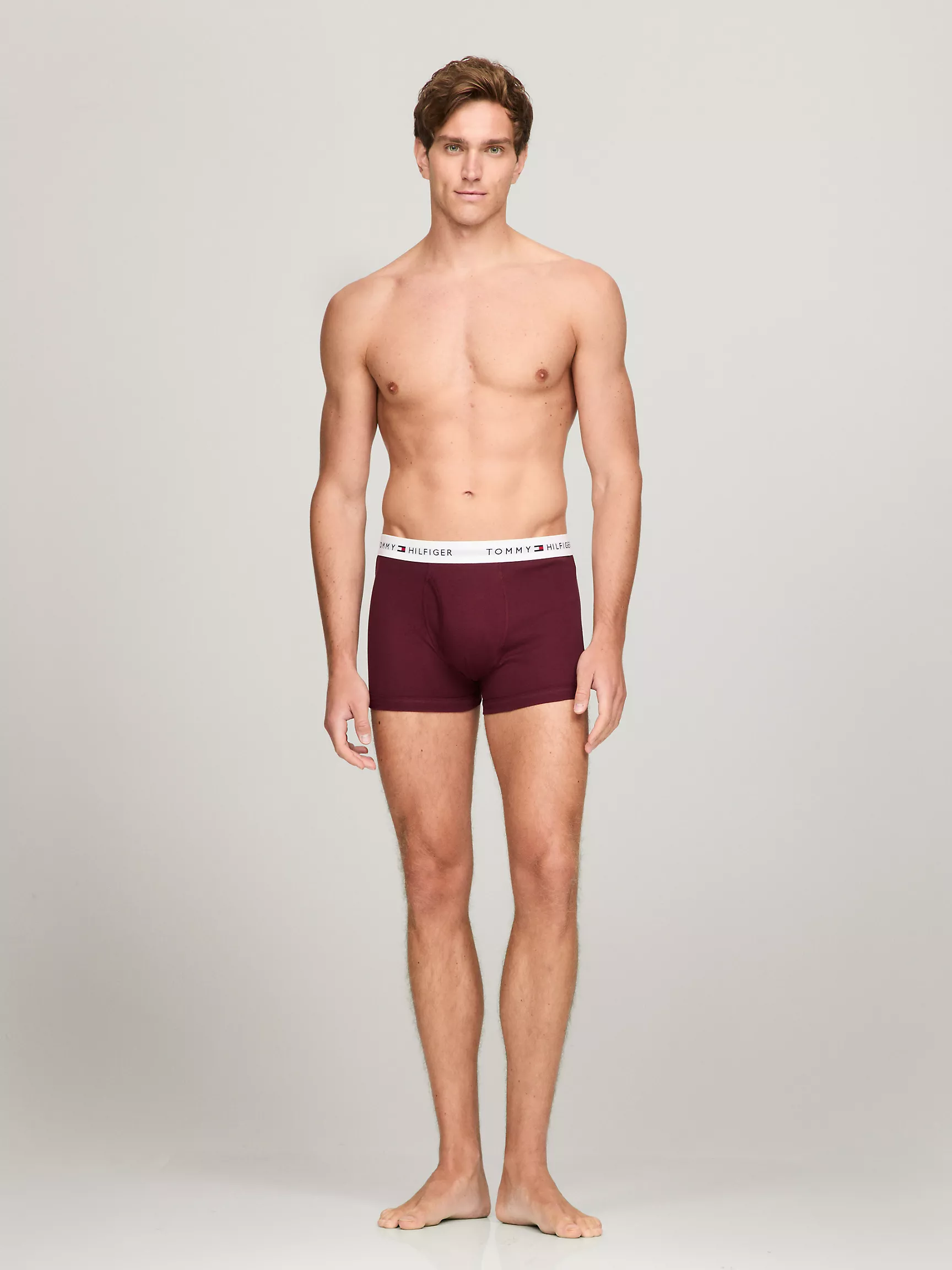 Мужское нижнее белье Tommy Hilfiger, Классические хлопковые трусы-боксёры (набор 3 шт.)