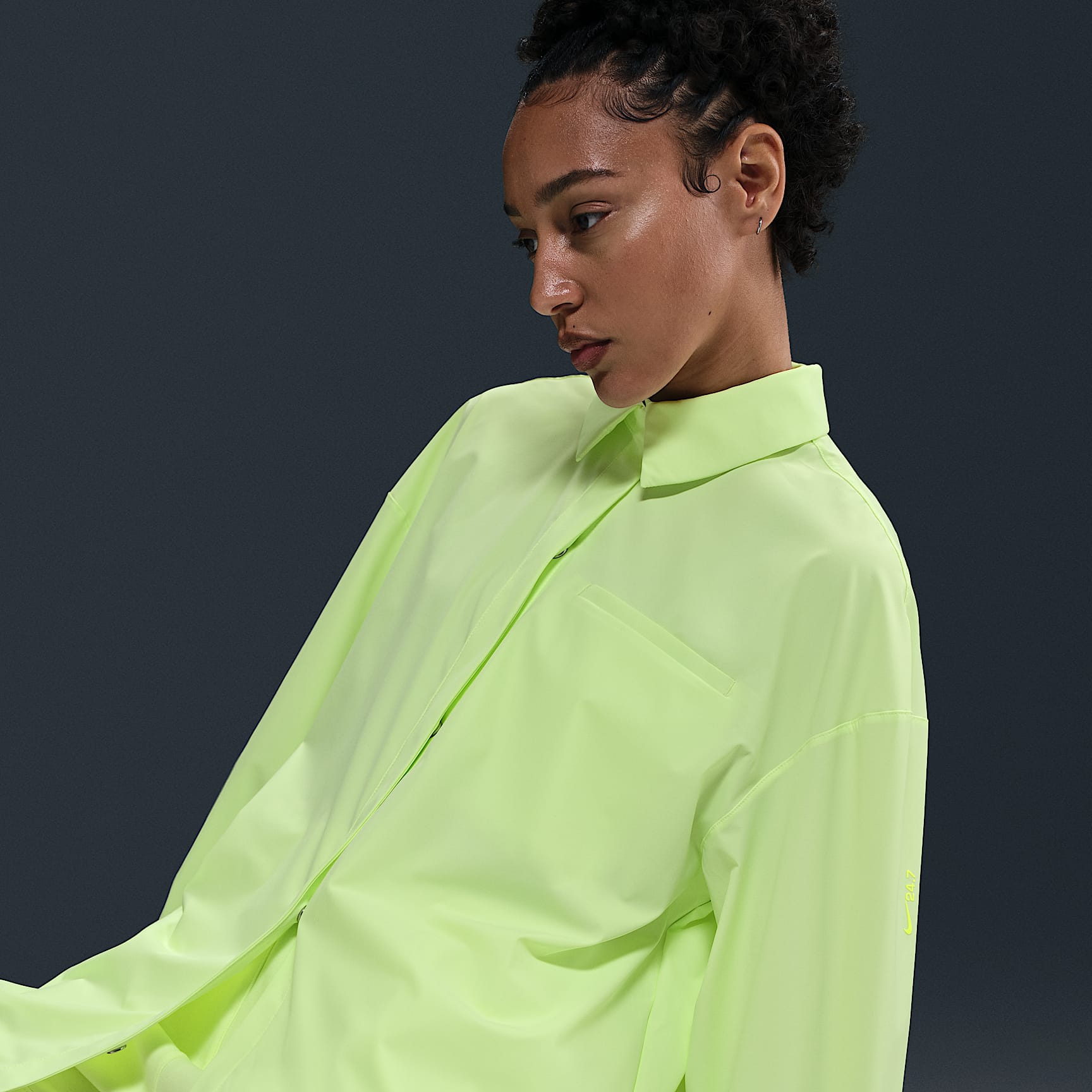 Nike 24.7 PerfectStretch Women's Dri-FIT Oversized Long-Sleeve Shirt