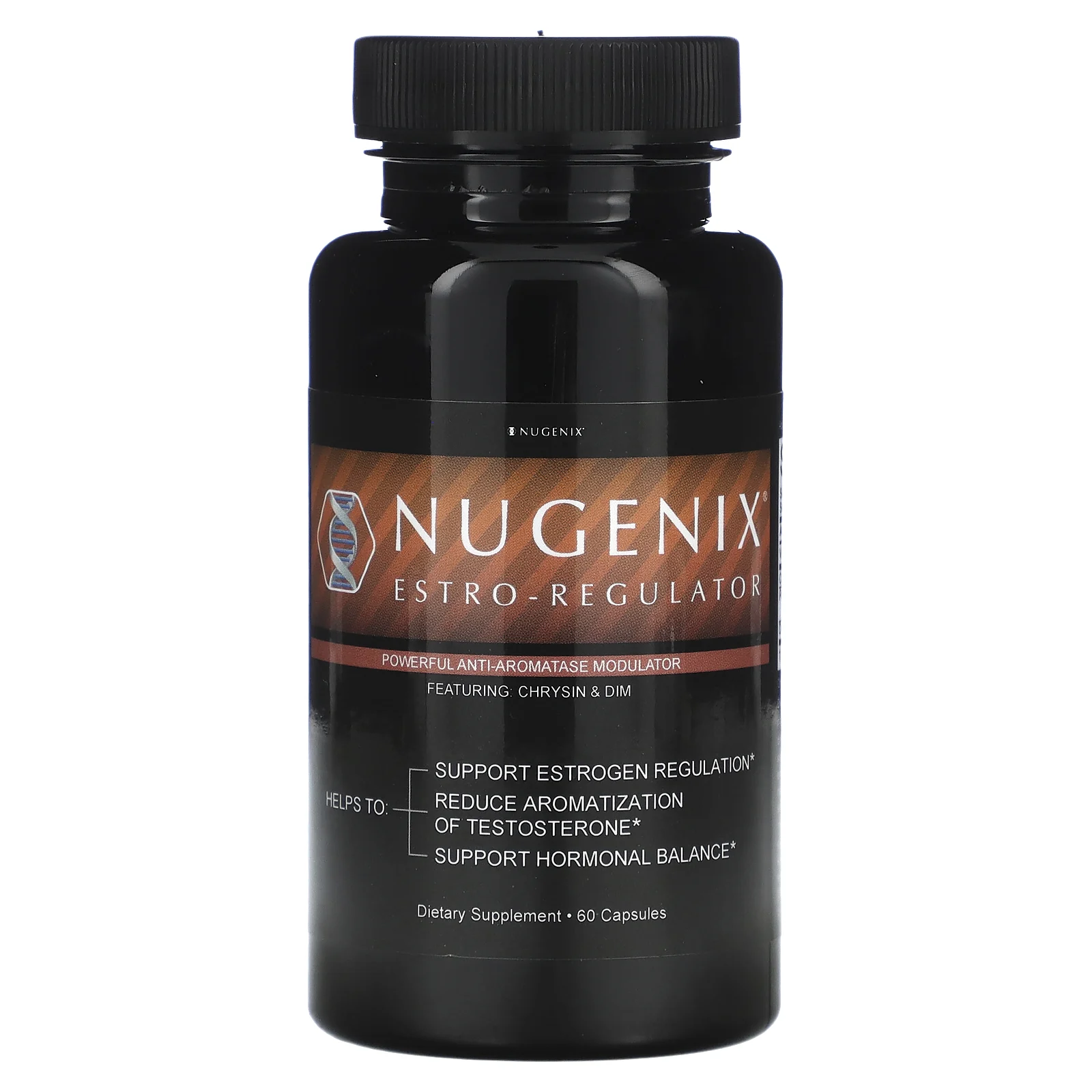Nugenix, Estro-Regulator, мощный модулятор антиароматазы, 60 капсул
