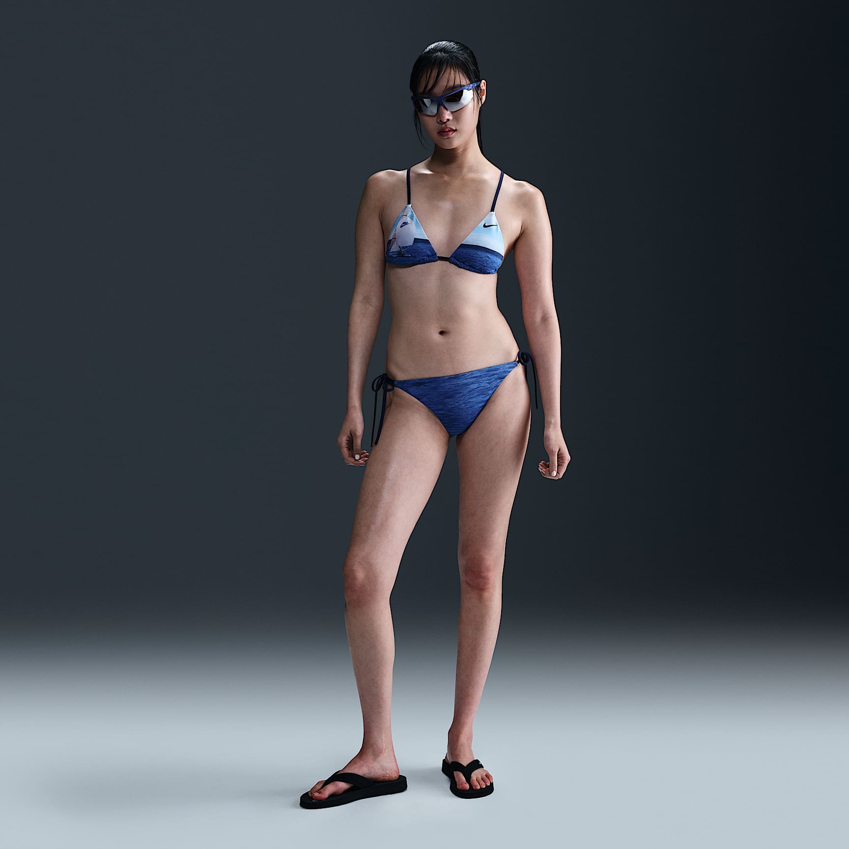 Nike Swim Sailboat Women's Tie-String Bikini Bottom