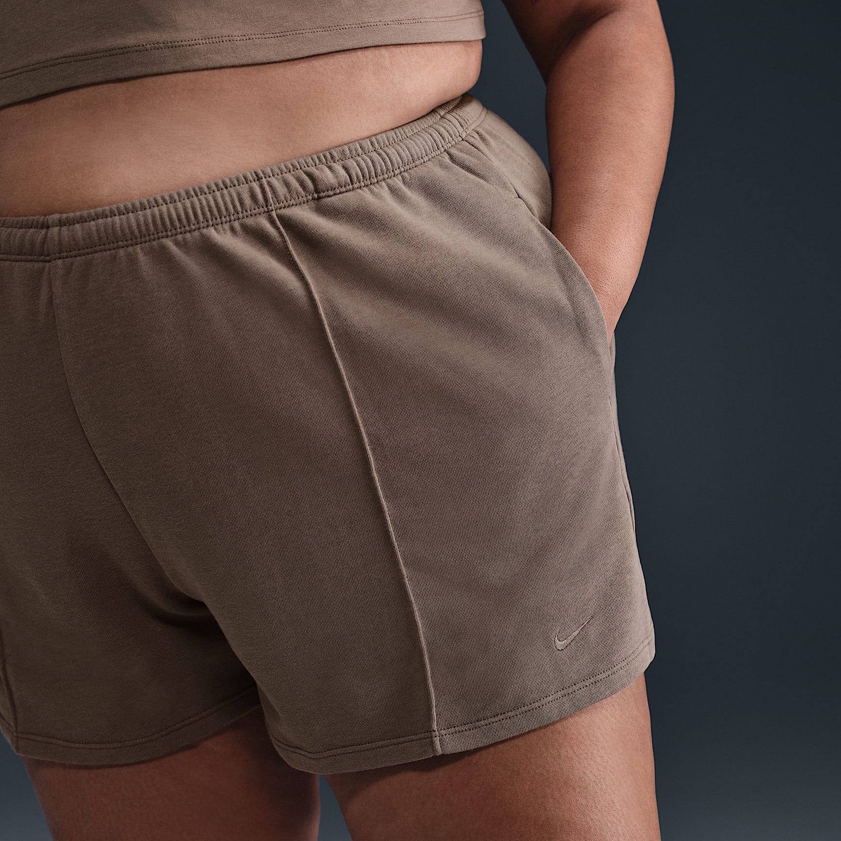 Nike Sportswear Chill Terry Women's Mid-Rise 4" French Terry Shorts (Plus Size)