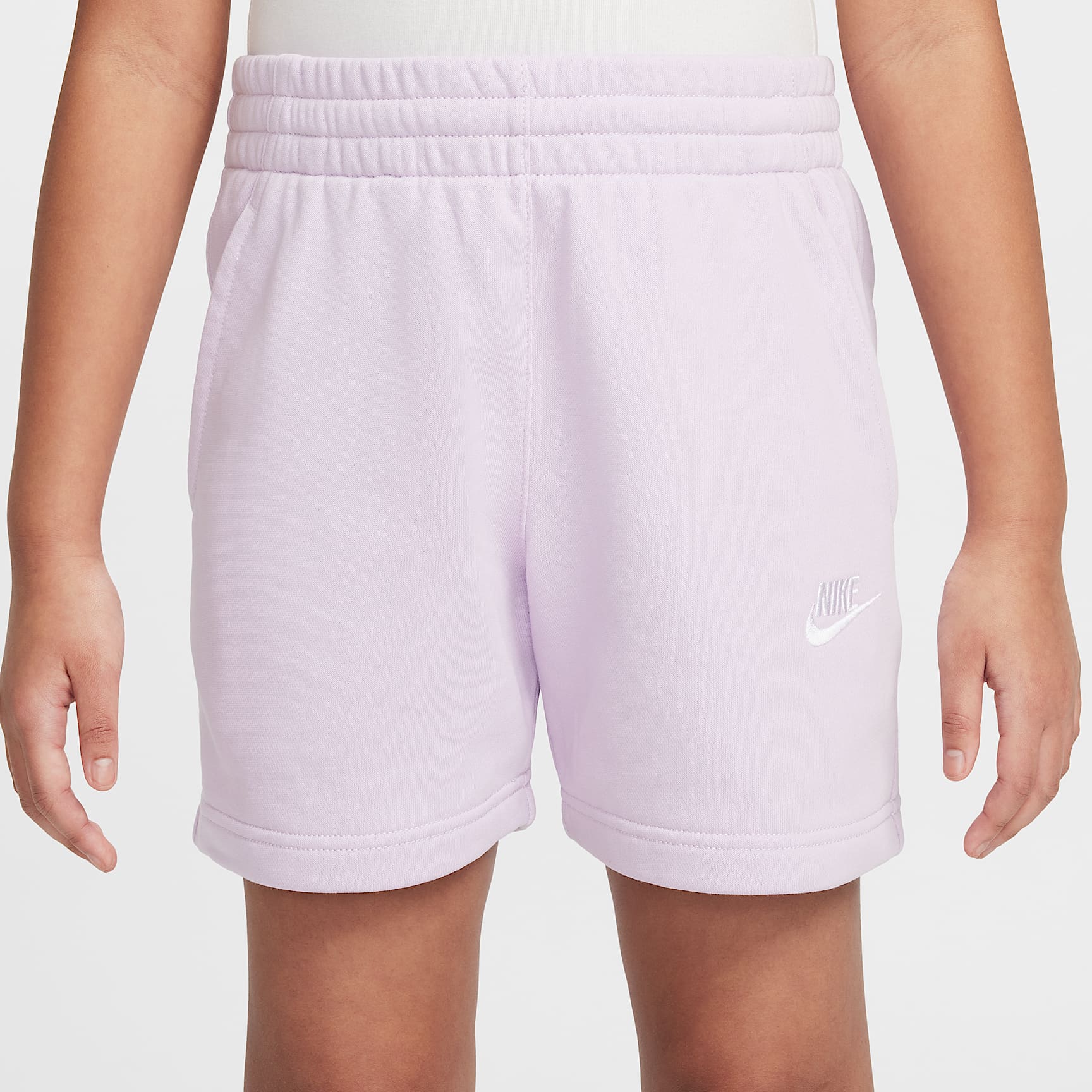 Nike Sportswear Club Fleece Big Kids' (Girls') 5" French Terry Shorts