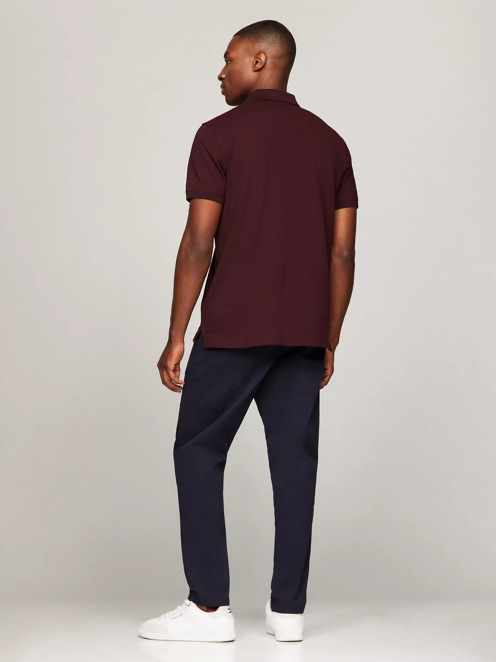 Мужское поло Tommy Hilfiger, Поло стандартного кроя с вышитым логотипом Heritage