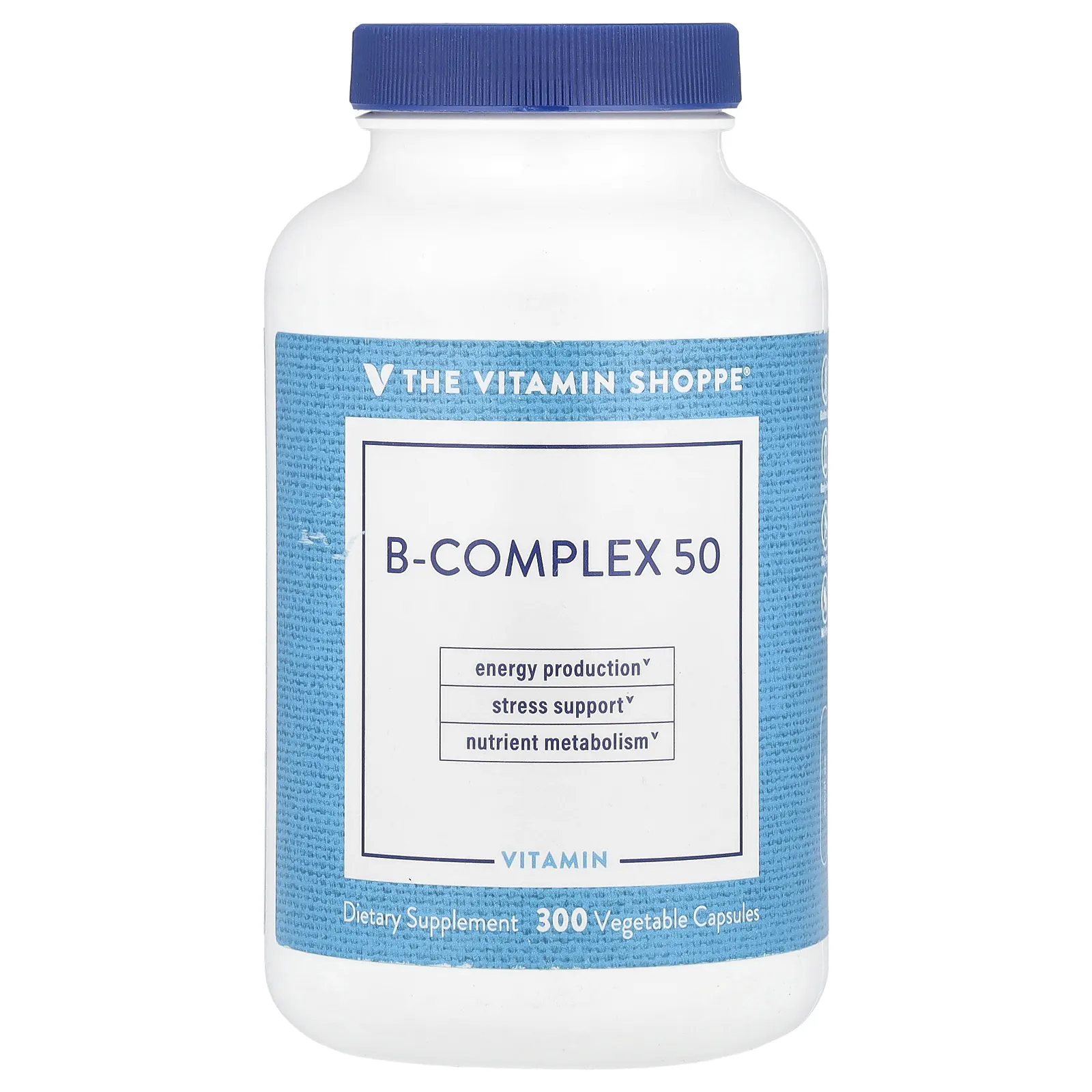 The Vitamin Shoppe, B-Complex 50, 300 растительных капсул