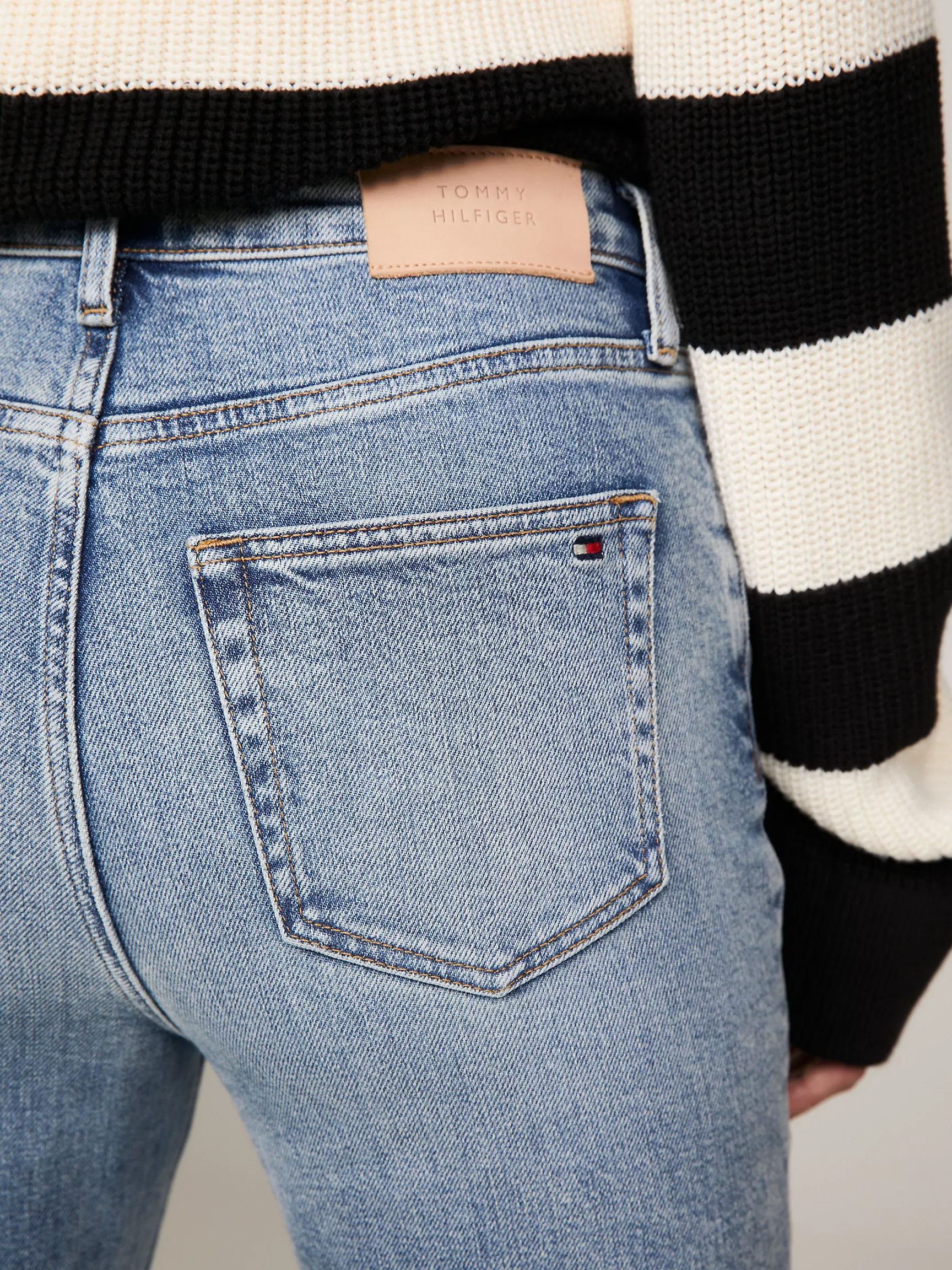 Женские джинсы Tommy Hilfiger, Джинсы с высокой посадкой, узкого кроя cigarette