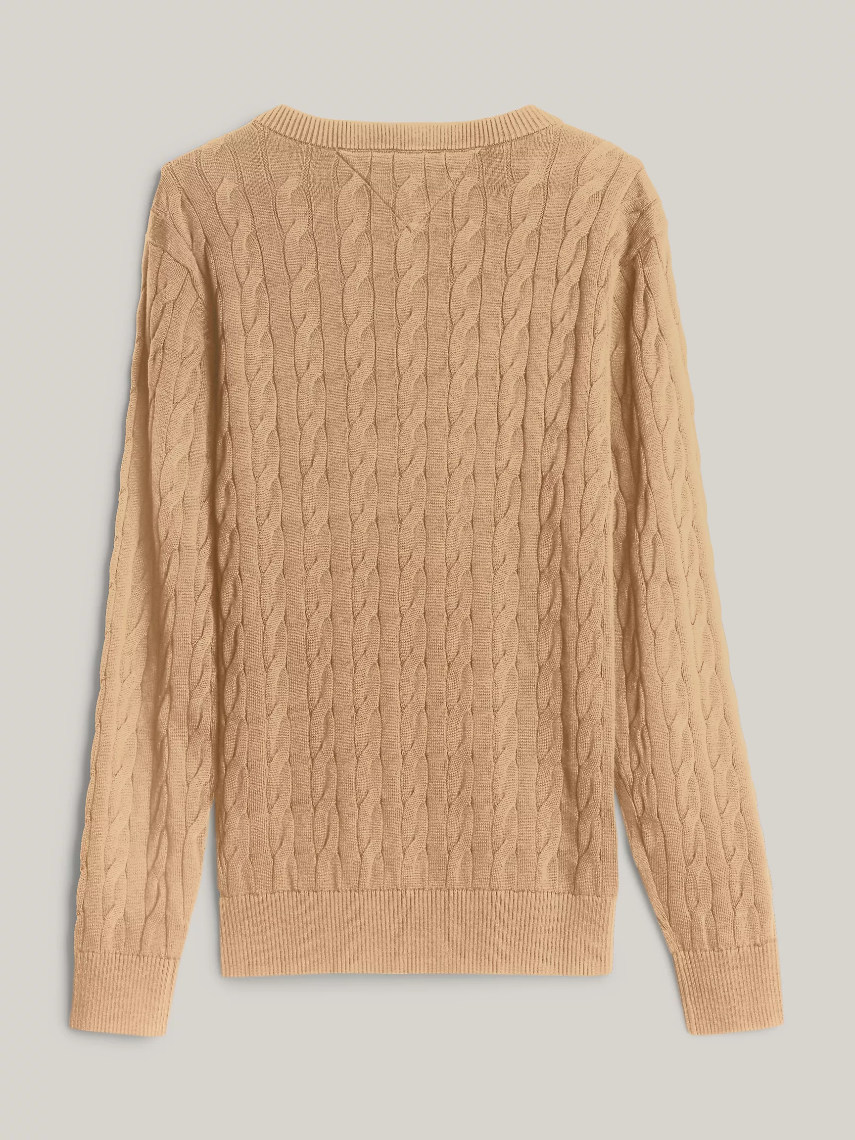 Мужской свитер Tommy Hilfiger, Свитер с узором "косы" и круглым вырезом