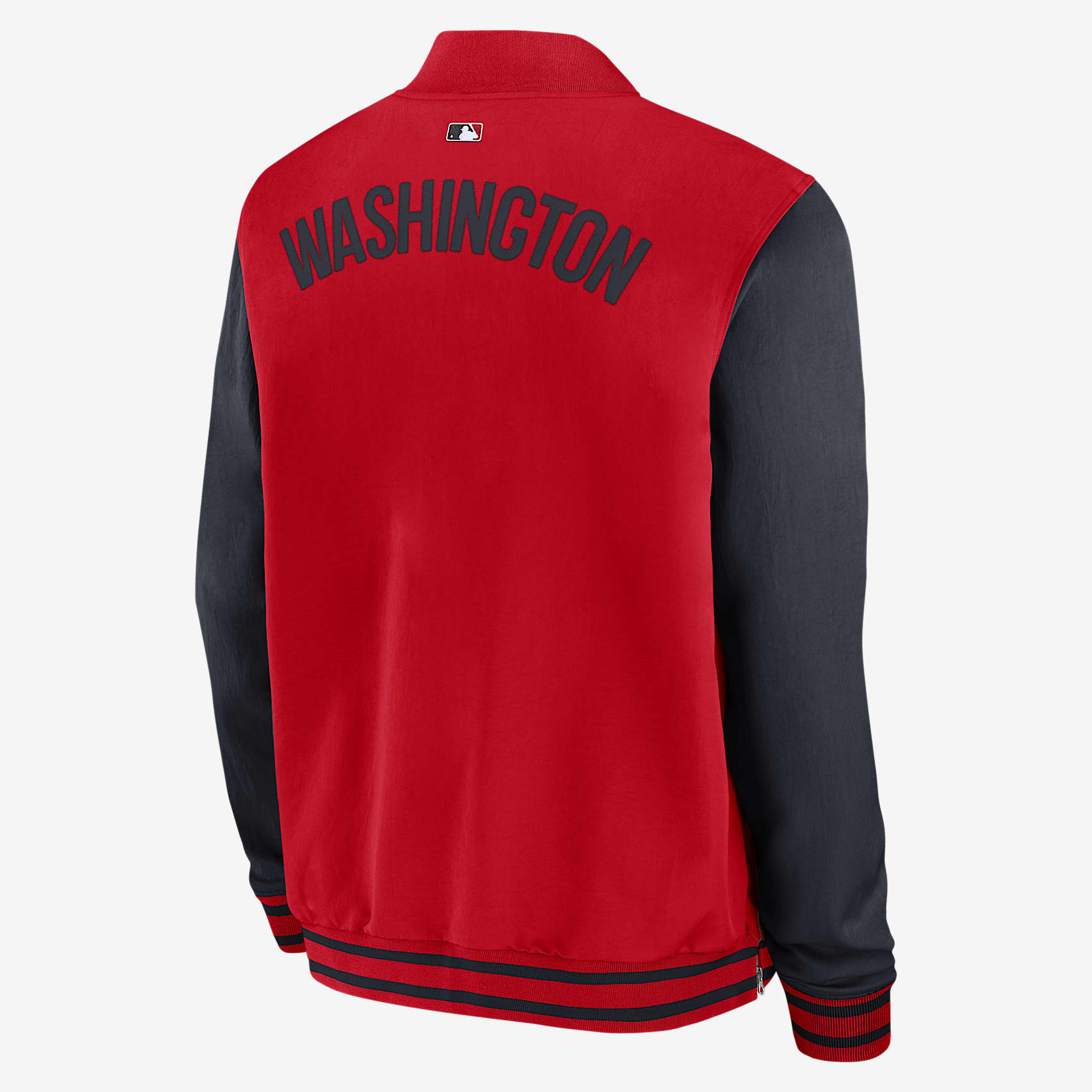 Washington Nationals Authentic Collection Dugout Men's Nike MLB Full-Zip Bomber Jacket