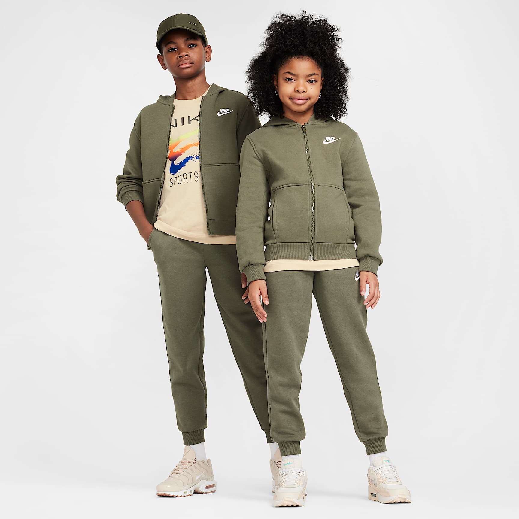 Nike Sportswear Club Fleece Big Kids' Full-Zip Hoodie