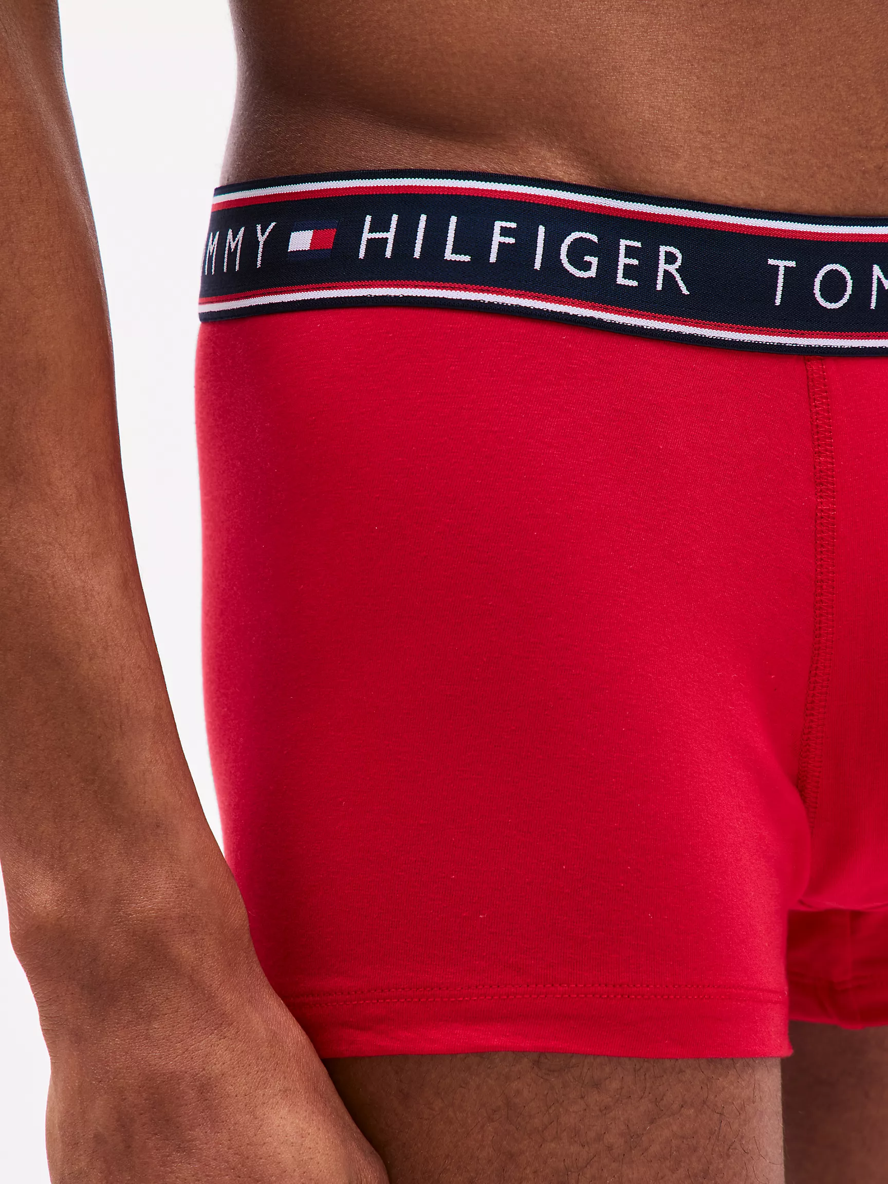 Мужское нижнее белье Tommy Hilfiger, Хлопковые эластичные трусы-боксеры (набор 3 шт.)