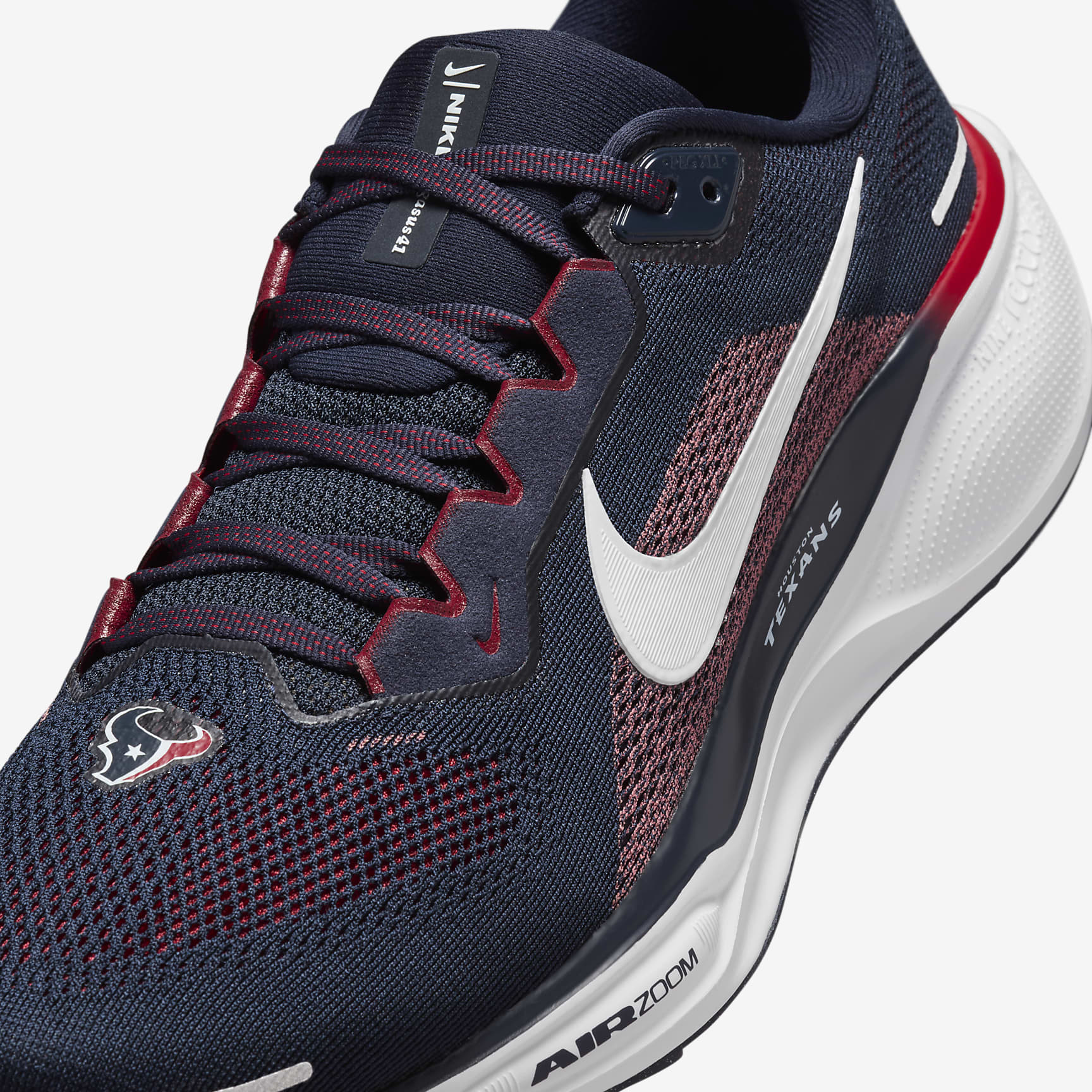 Nike Pegasus 41 NFL Houston Texans Men's Road Running Shoes