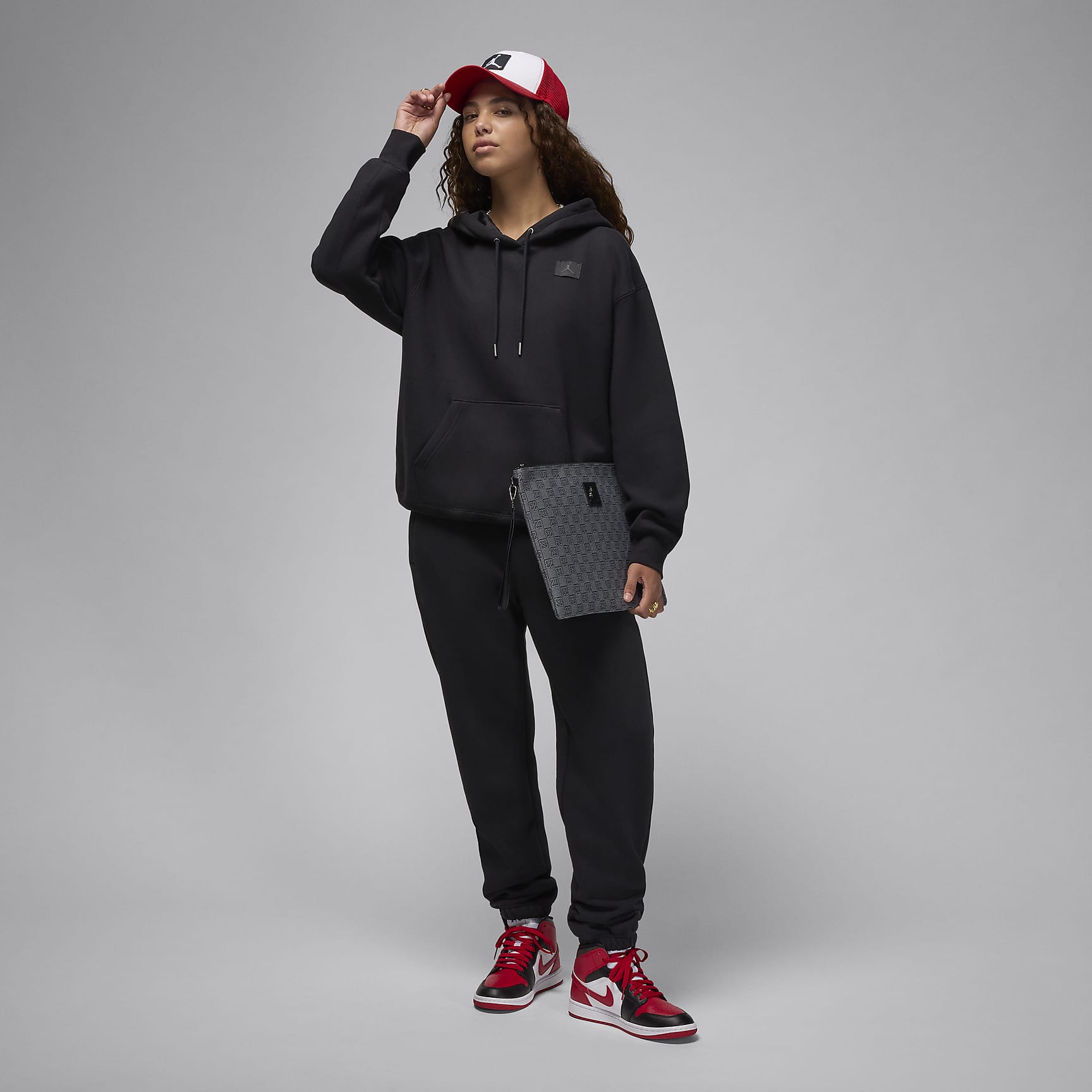Jordan Flight Fleece Women's Satin-Lined Pullover Hoodie