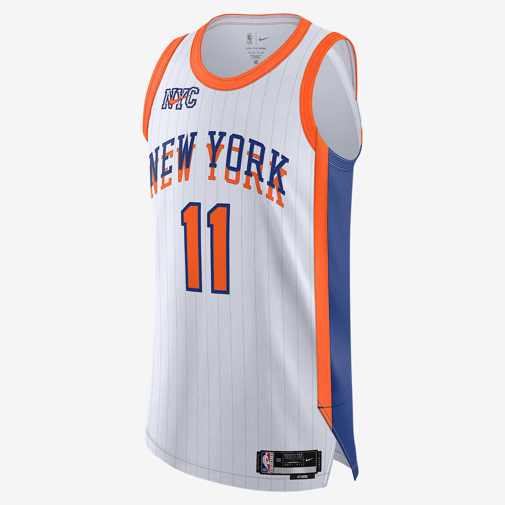 Jalen Brunson New York Knicks 2024/25 City Edition Men's Nike Dri-FIT ADV NBA Authentic Jersey