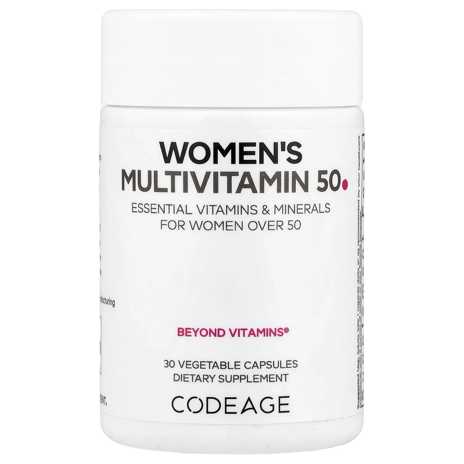 Codeage, Multivitamin 50, мультивитамины для женщин, 30 растительных капсул