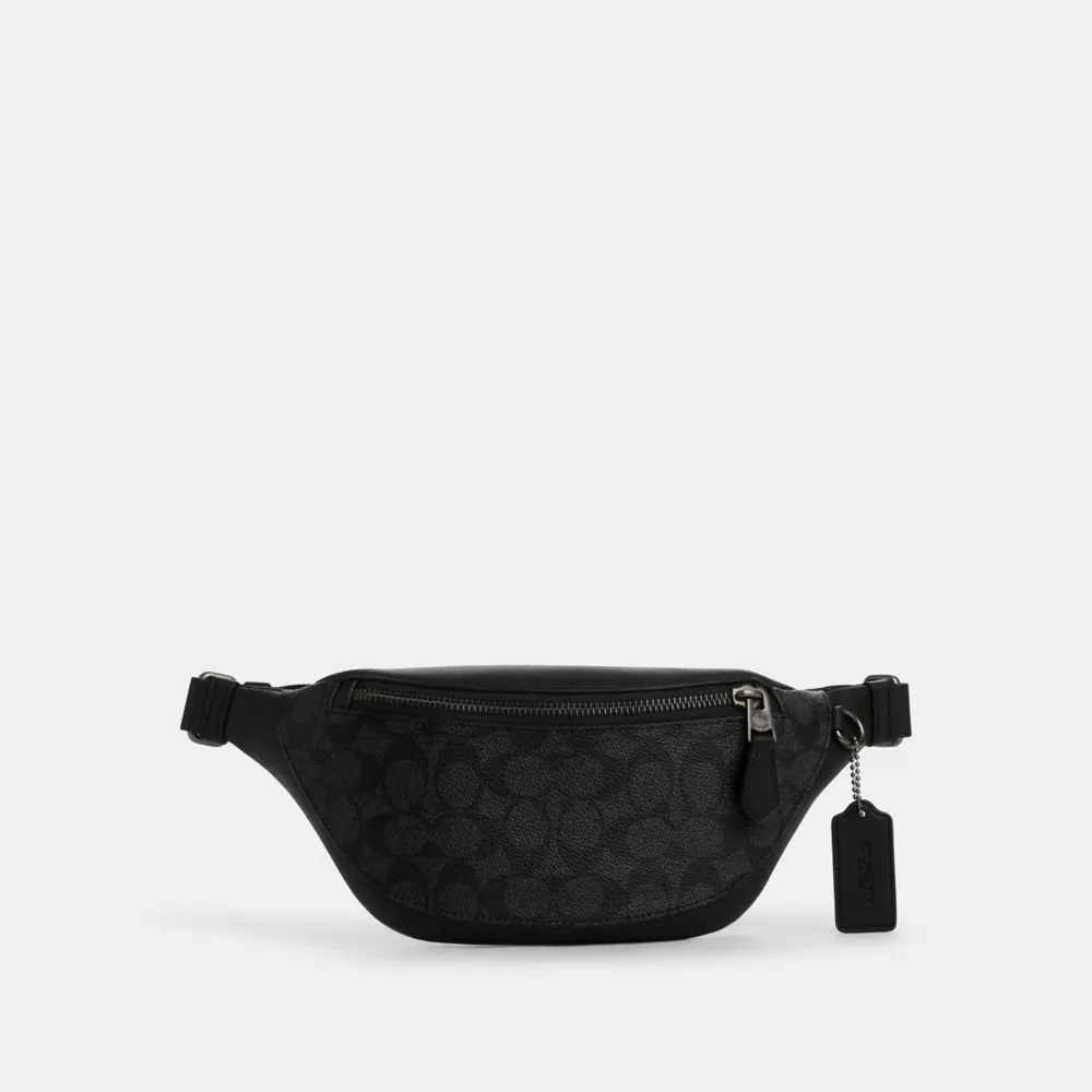 Сумка COACH Warren Mini Belt Bag In Signature Canvas