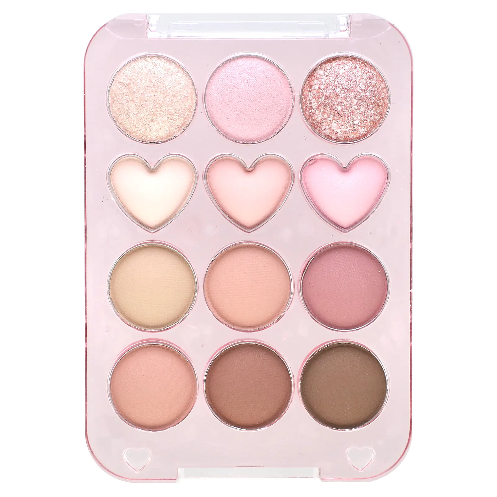 Colorgram, палитра теней для век, оттенок 02 розовый + лиловый = Love, 9,9 г (0,34 унции)