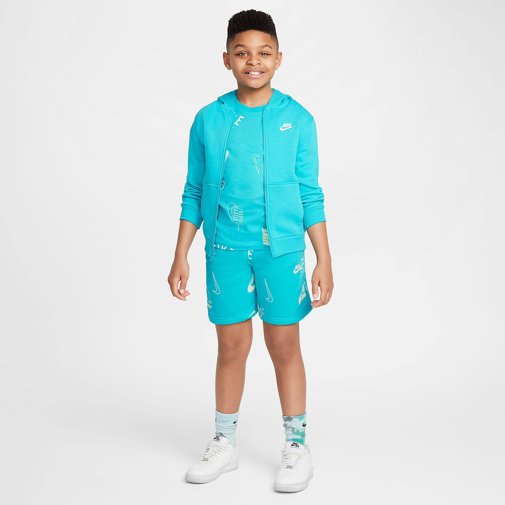 Nike Sportswear Club Big Kids' French Terry Shorts