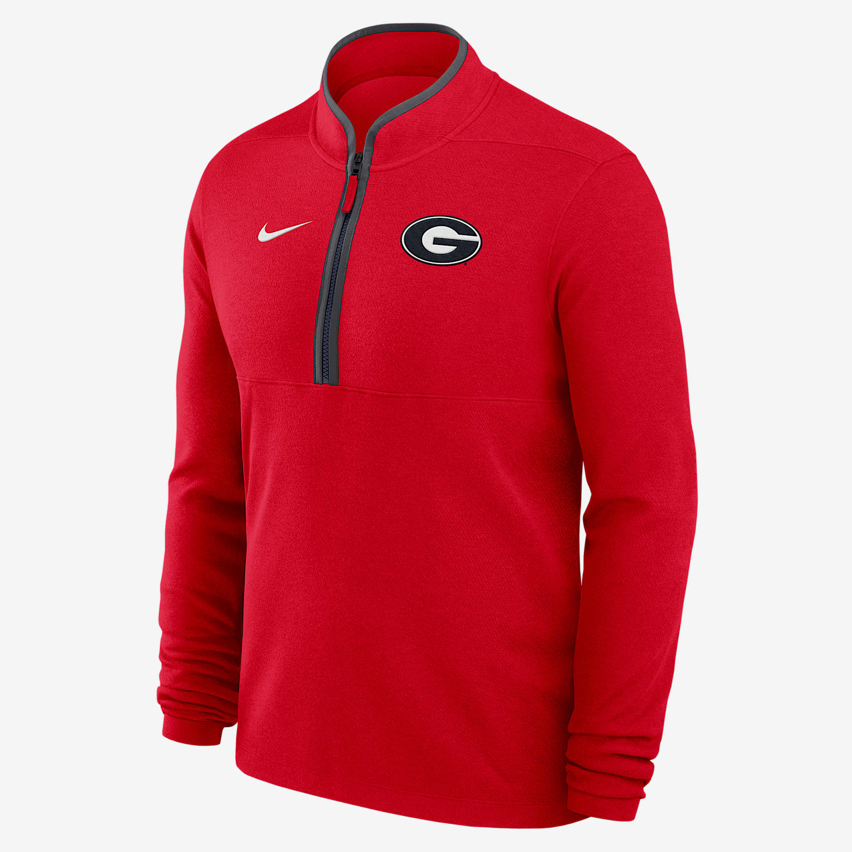 Georgia Bulldogs Victory Men's Nike Dri-FIT College 1/2-Zip Long-Sleeve Top
