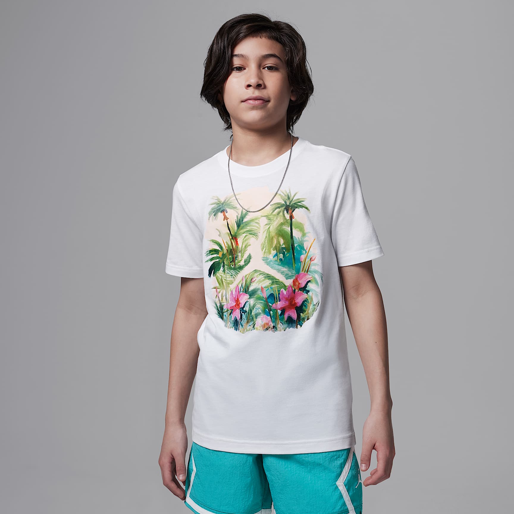 Jordan Flight Essentials Big Kids' Poolside Jumpman T-Shirt