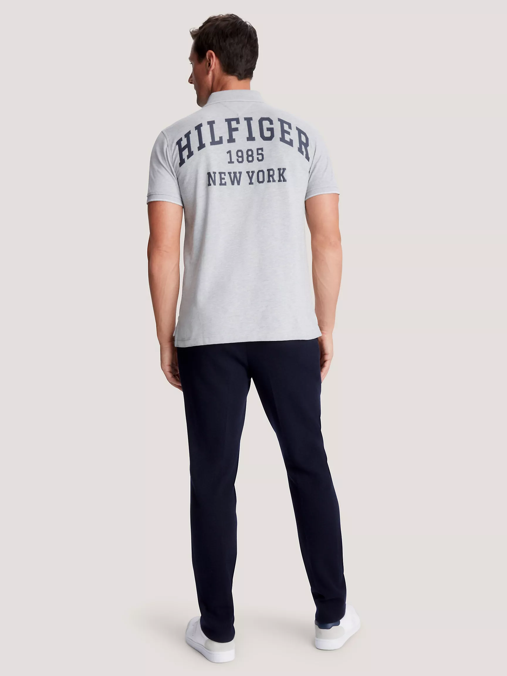 Мужское поло Tommy Hilfiger, Поло стандартного кроя с логотипом Hilfiger Block