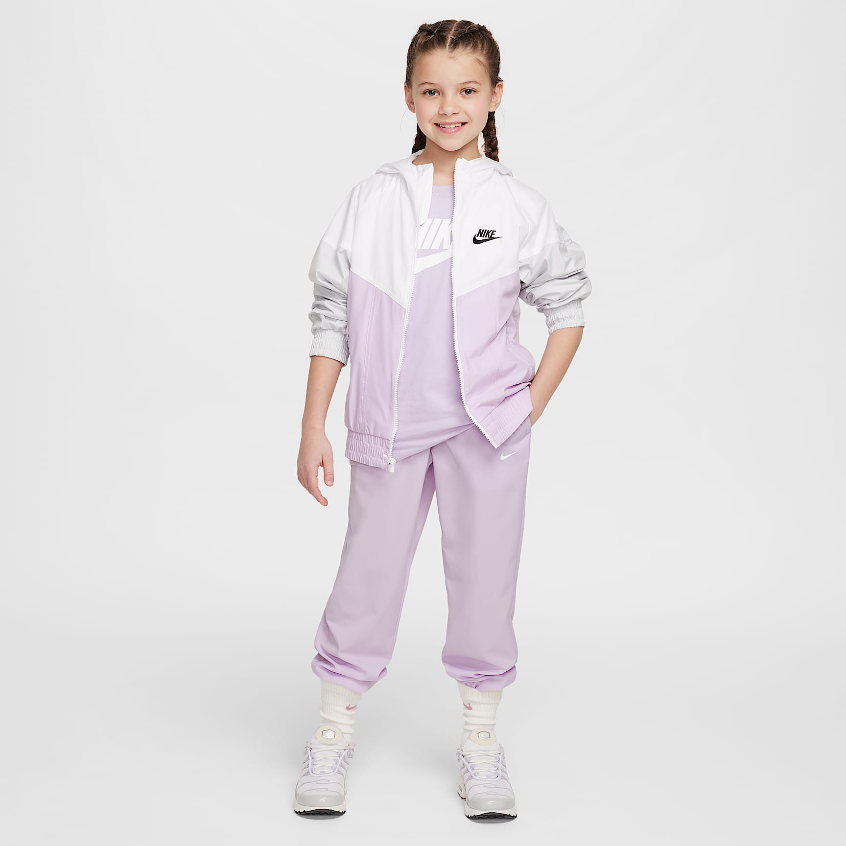 Nike Sportswear Windrunner Big Kids' Hooded Repel Jacket