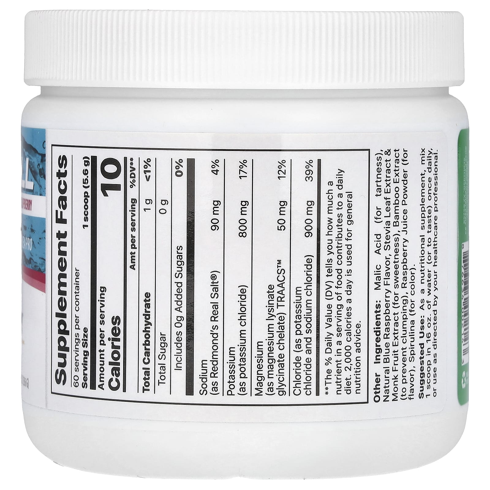 Jigsaw Health, Pickleball Cocktail®, смесь для приготовления напитков с электролитами без сахара, голубая малина, 336 г (11,85 унции)