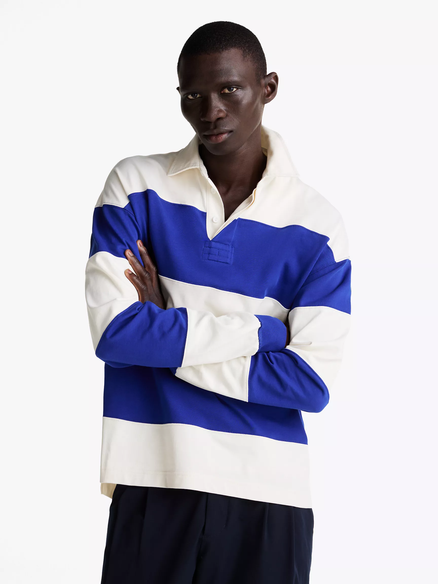 Мужское регби Tommy Hilfiger, Регбийная футболка в широкую полоску