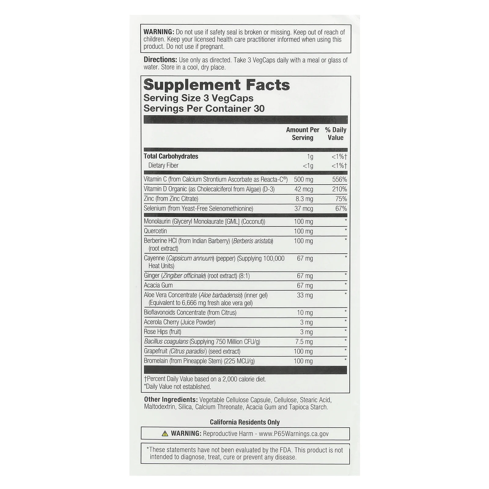 Solaray, ImmuFight, поддержка дыхательной системы, 90 VegCaps