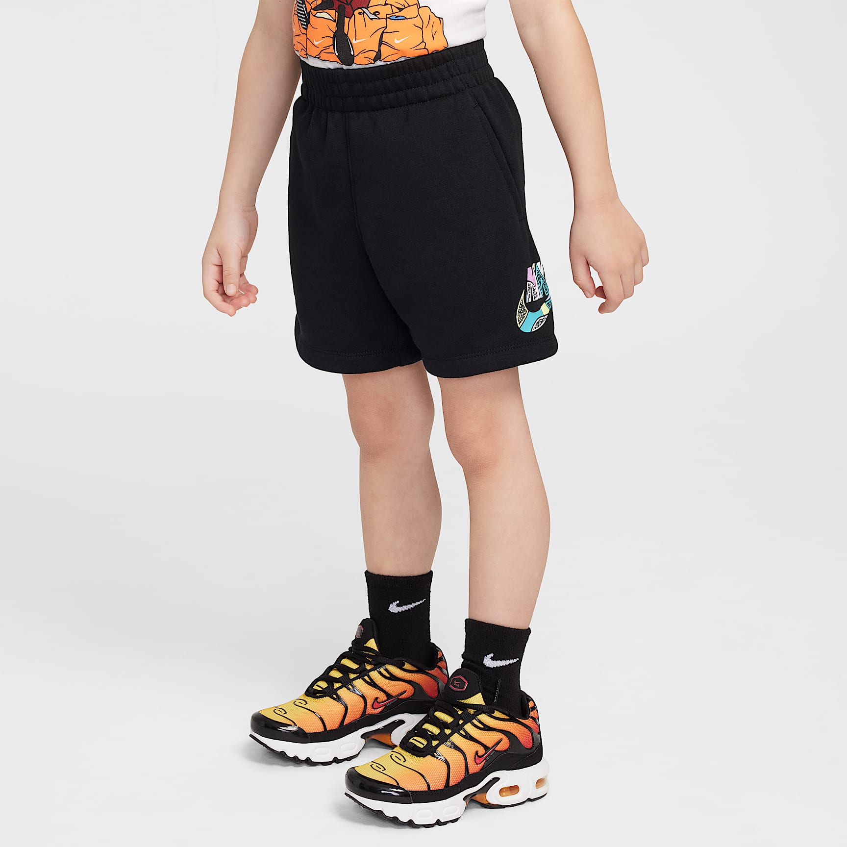 Nike Sportswear "Outside the Lines" Toddler French Terry Shorts
