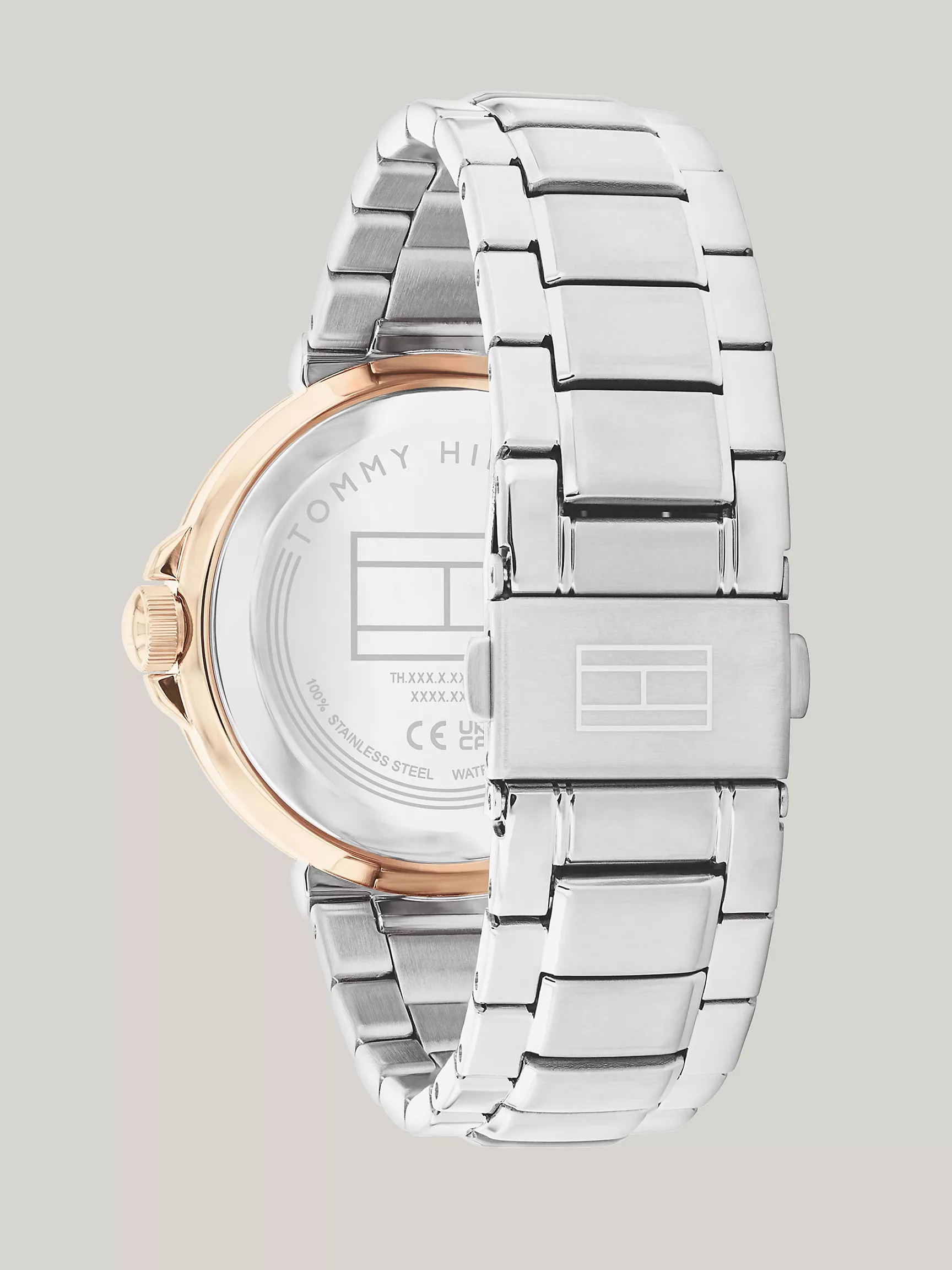 Женские часы Tommy Hilfiger, Двухцветные многофункциональные часы 38 мм