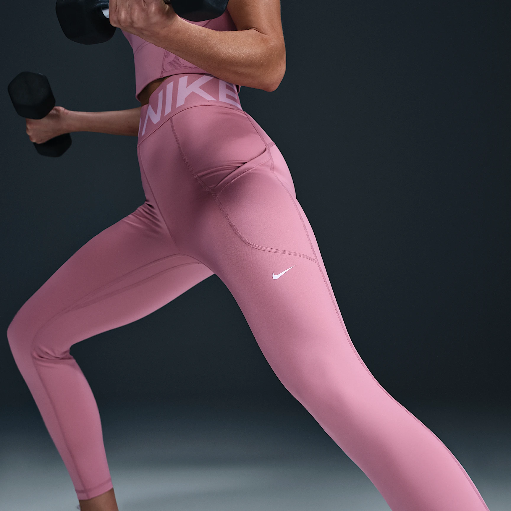 Nike Pro Sculpt Women's High-Waisted 7/8 Leggings with Pockets