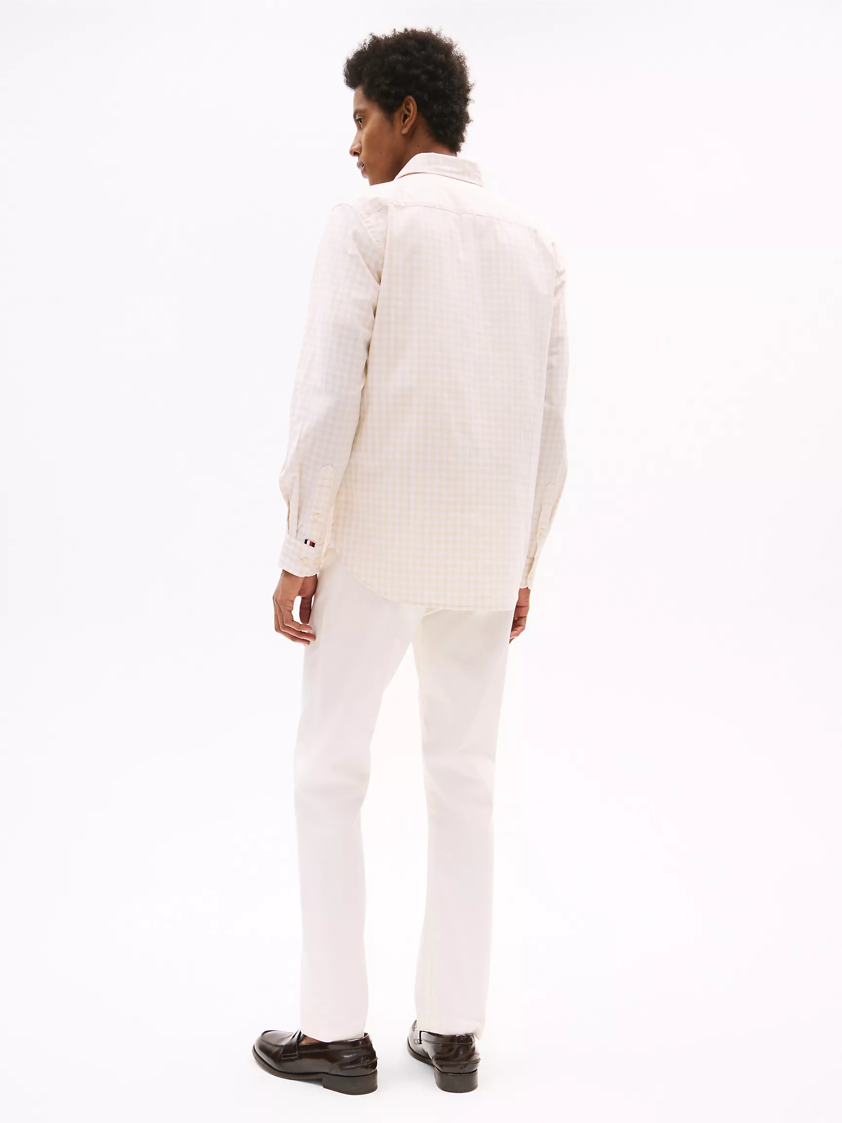 Мужская рубашка Tommy Hilfiger, Стандартная рубашка из оксфорда в клетку гингем