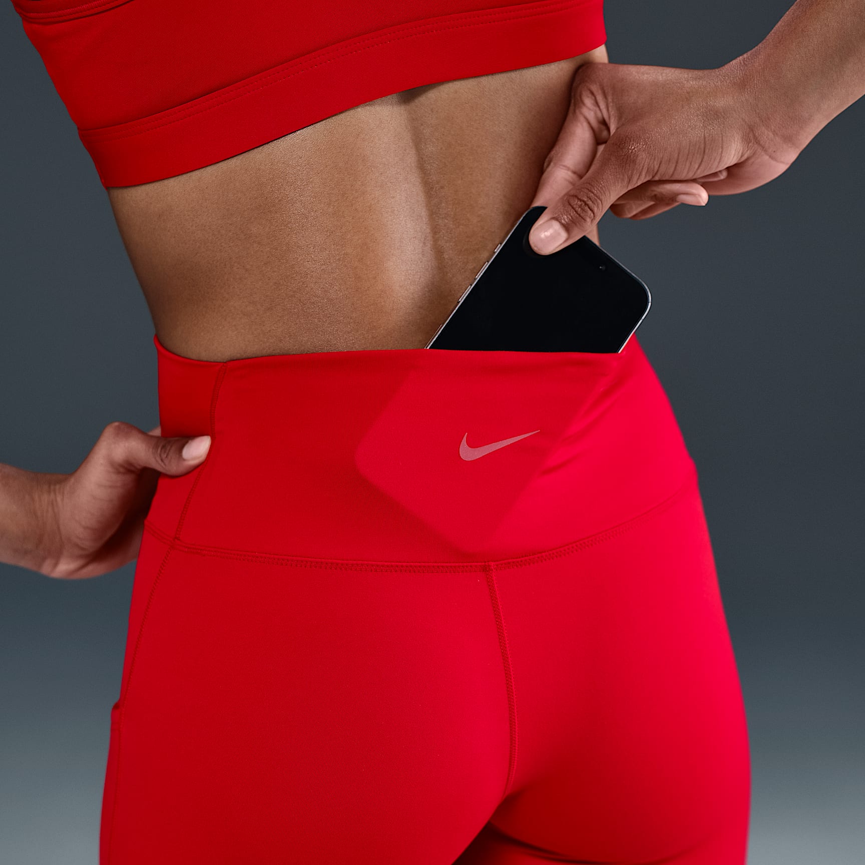 Nike One Women's High-Waisted 8" Biker Shorts with Pockets