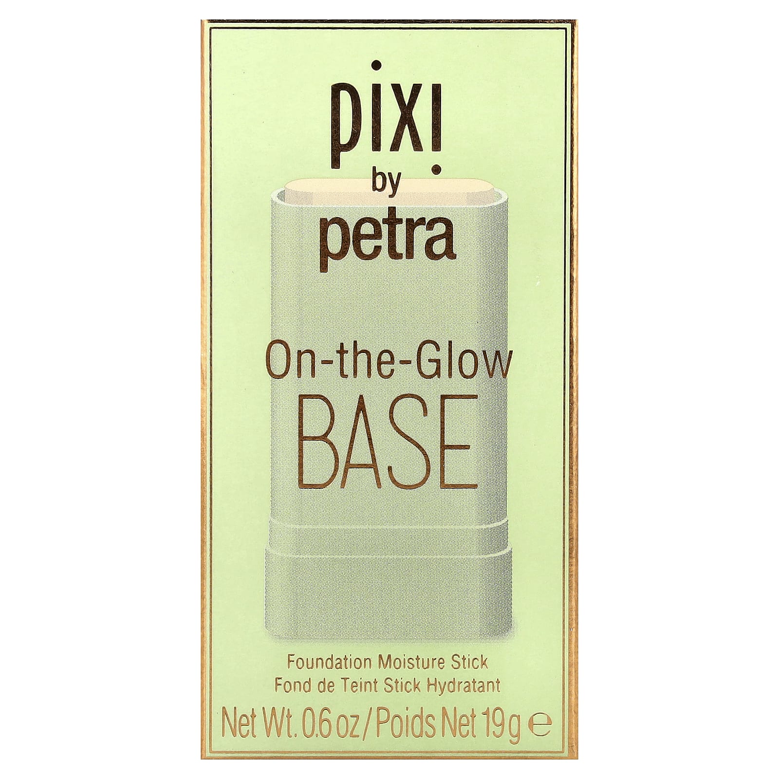 Pixi Beauty, On-The-Glow Base, увлажняющий стик для тональной основы, светлый, 19 г (0,6 унции)