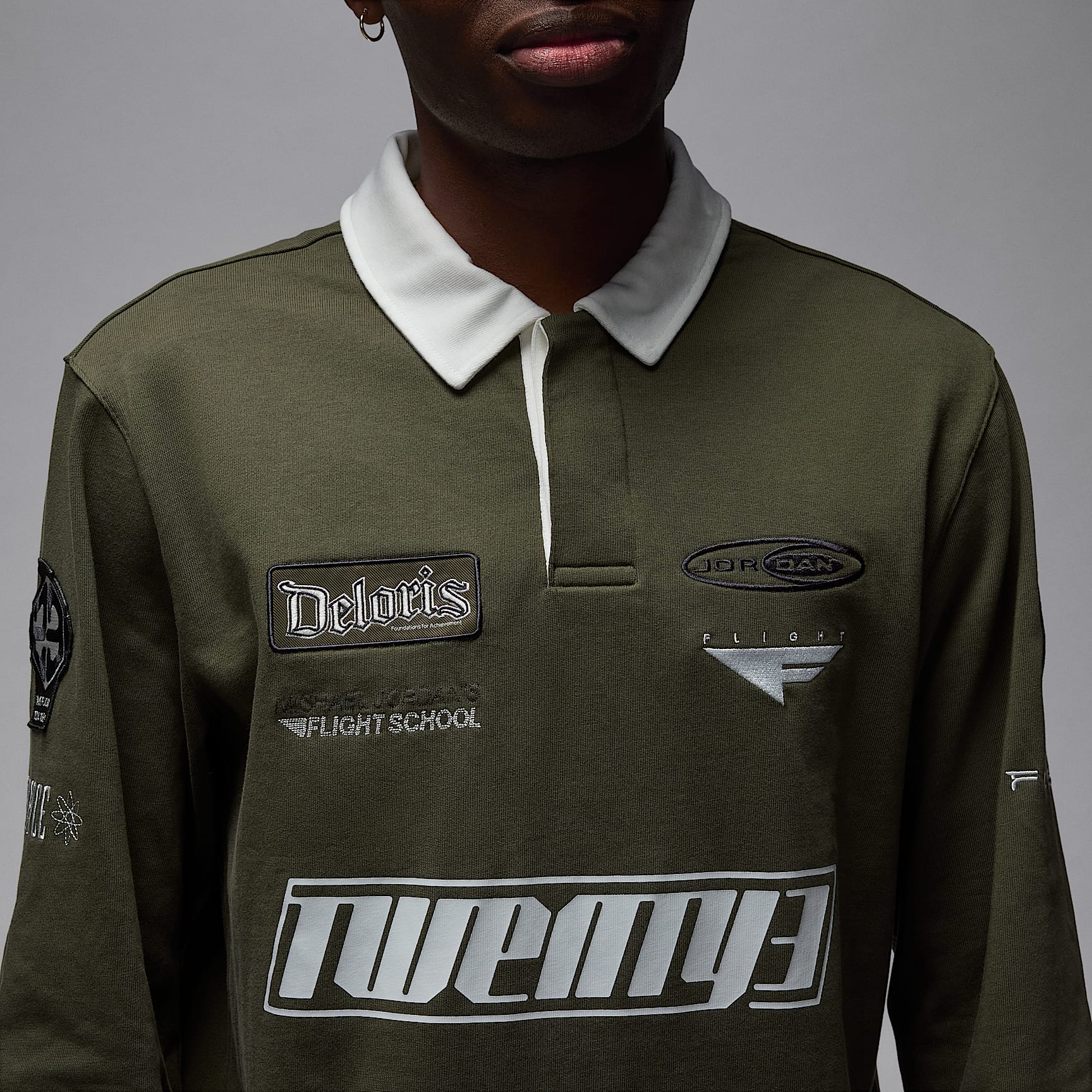 Jordan Essentials Men's Long-Sleeve Rugby Top