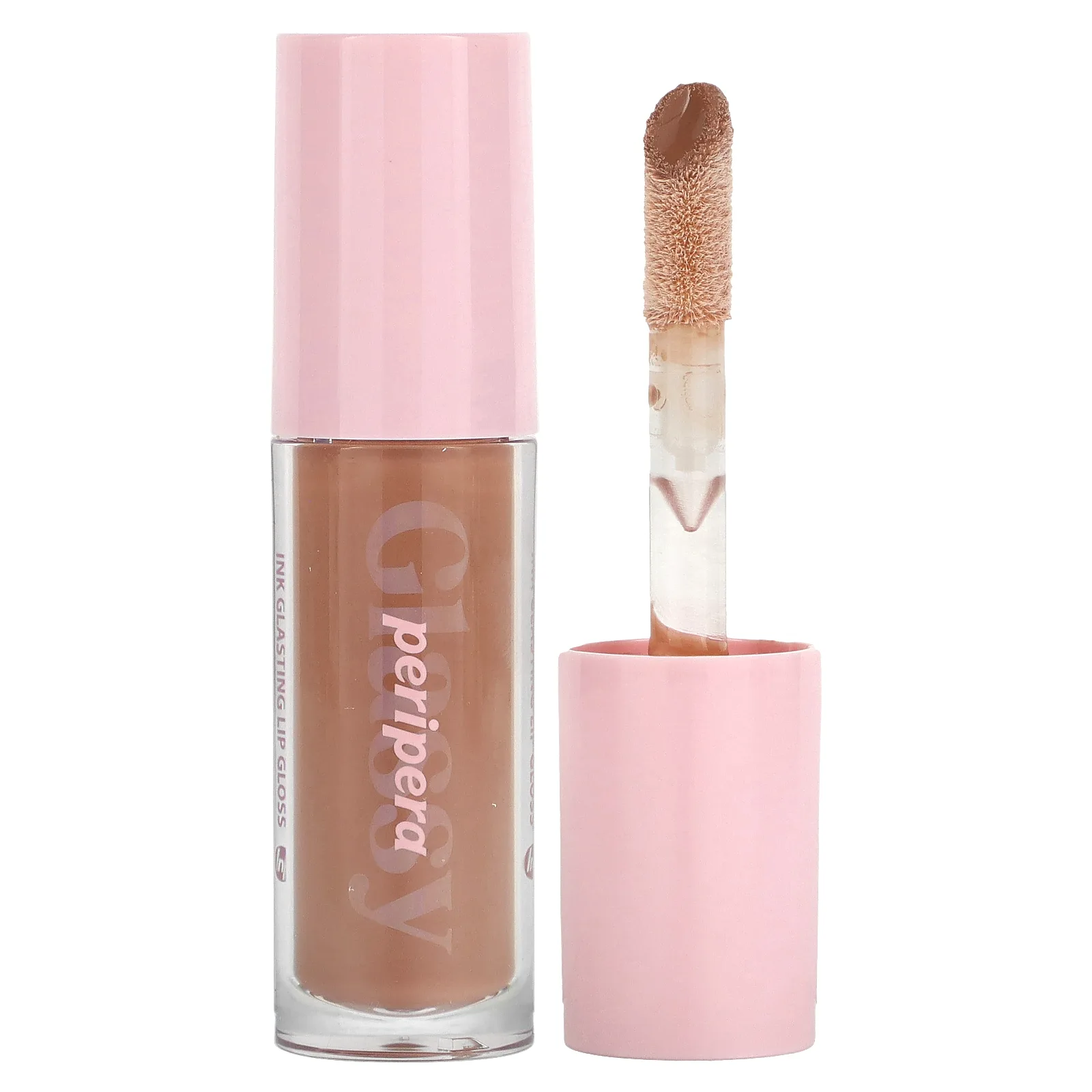 Peripera, Блеск для губ Ink Glasting, 02 Edge Nude, 4,5 мл (0,15 жидк. Унции)