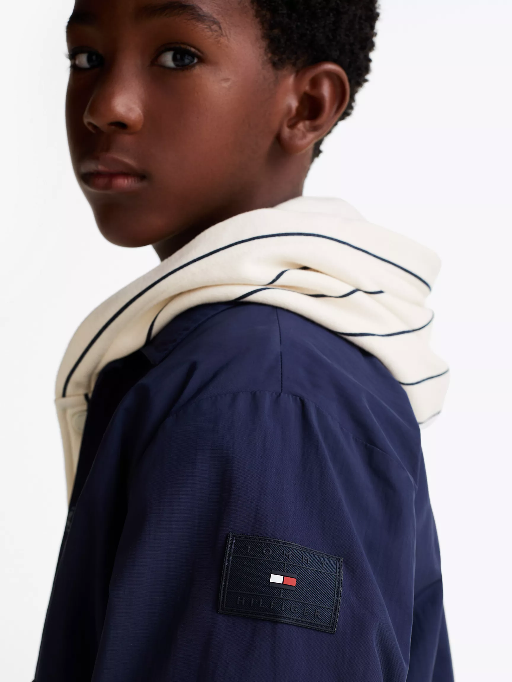 Куртка для мальчика Tommy Hilfiger, Детская куртка Coach с логотипом Hilfiger