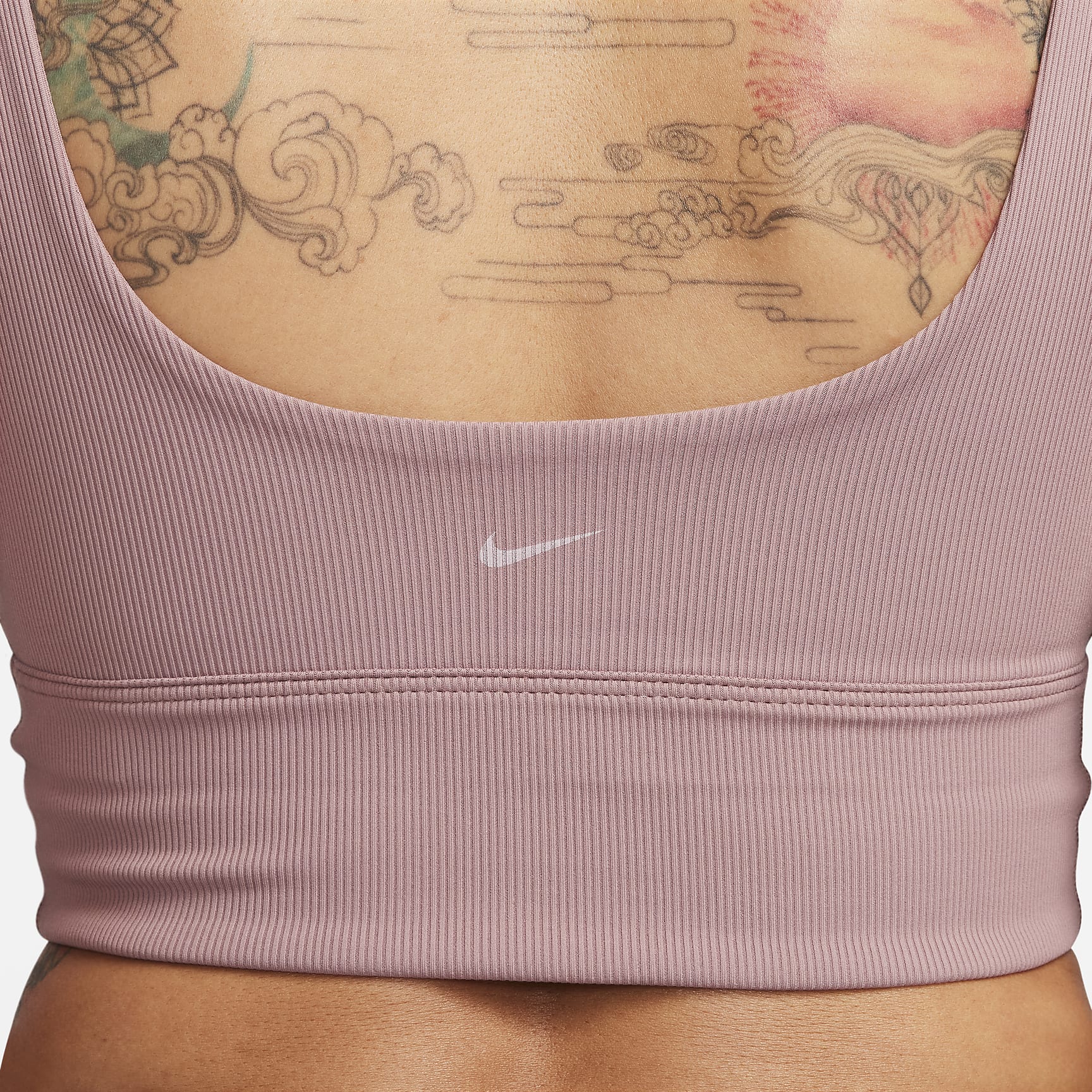 Nike Zenvy Rib Women's Light-Support Non-Padded Longline Sports Bra