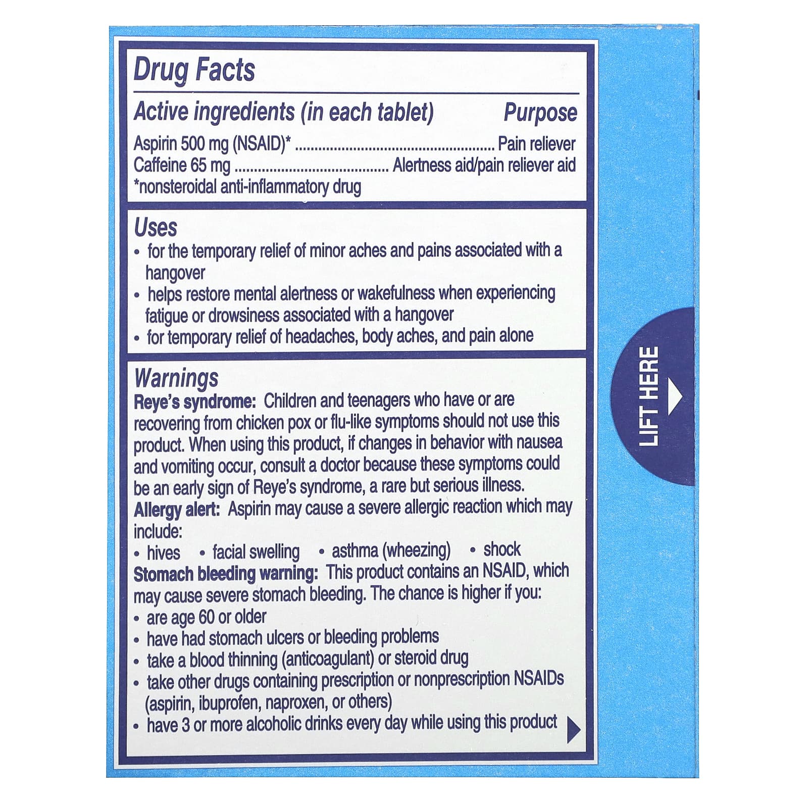 Alka-Seltzer, От похмелья, апельсиновая шипучка, 10 пакетиков, по 2 шипучие таблетки