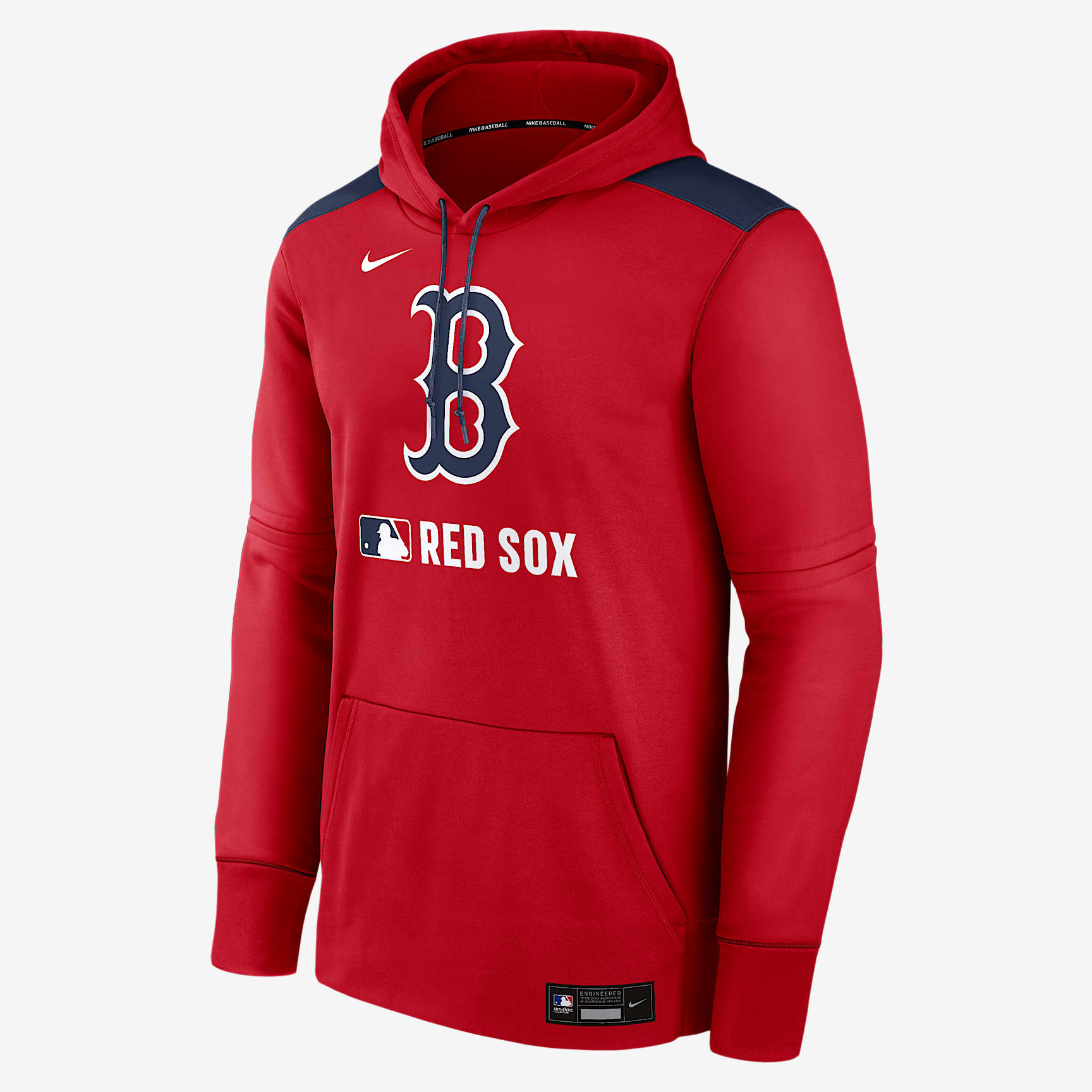 Boston Red Sox Authentic Collection Men's Nike Therma MLB Pullover Hoodie