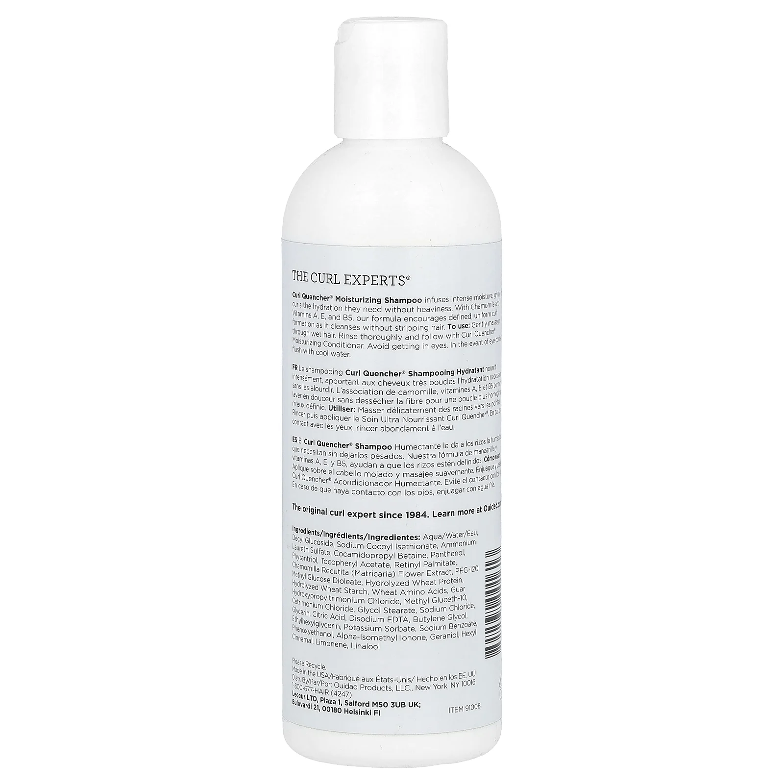 Ouidad, Curl Quencher®, увлажняющий шампунь, для плотных локонов, 250 мл (8,5 жидк. Унции)