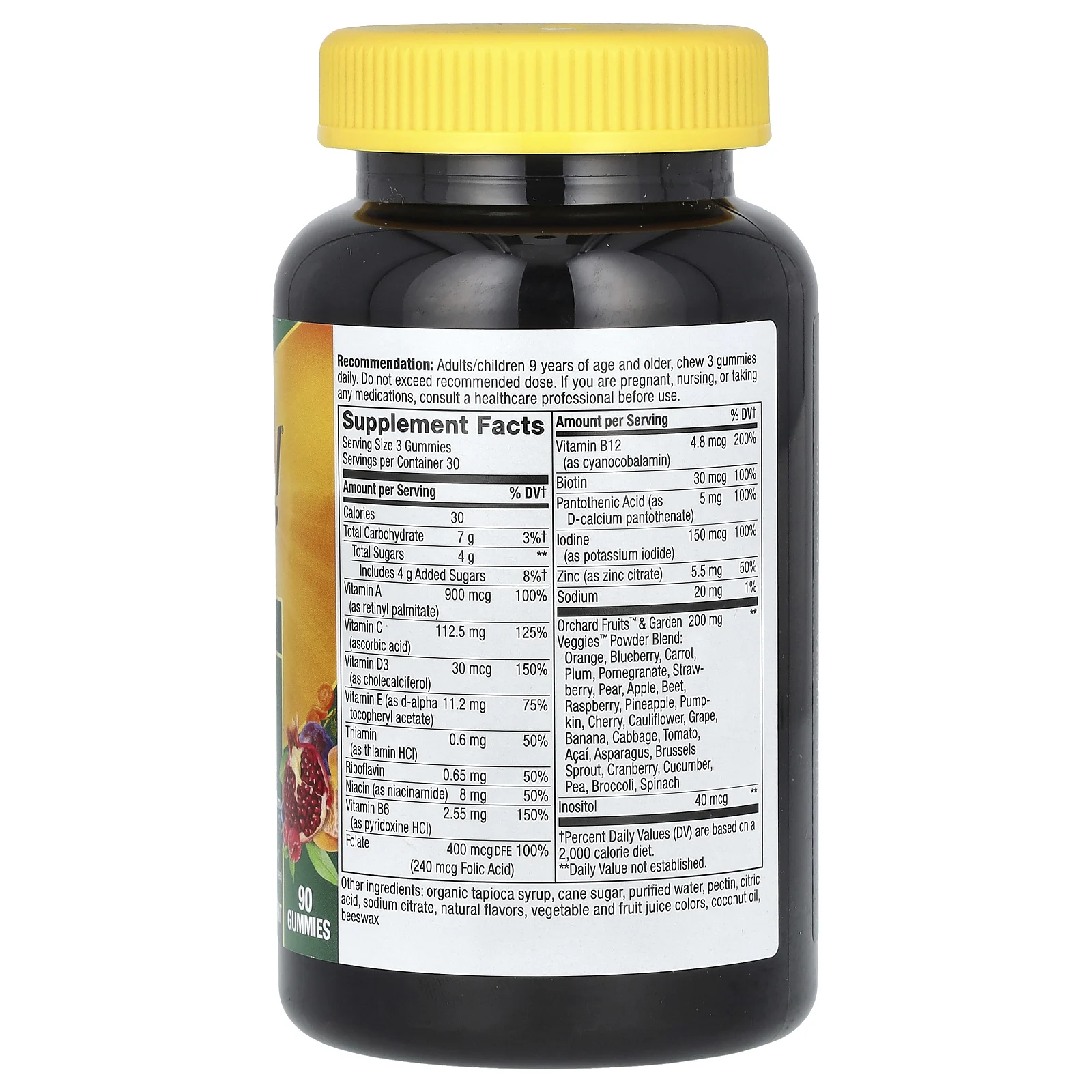 Nature's Way, Alive! жевательный мультивитамин для взрослых, фруктовый вкус, 90 жевательных мармеладок