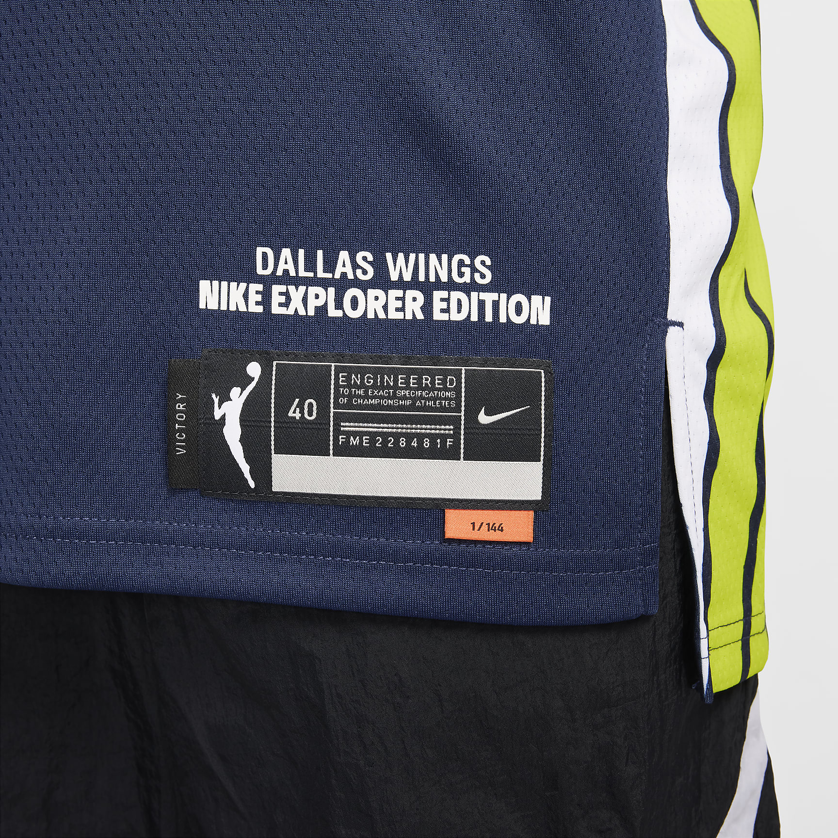Dallas Wings Explorer Edition Nike Dri-FIT WNBA Victory Jersey