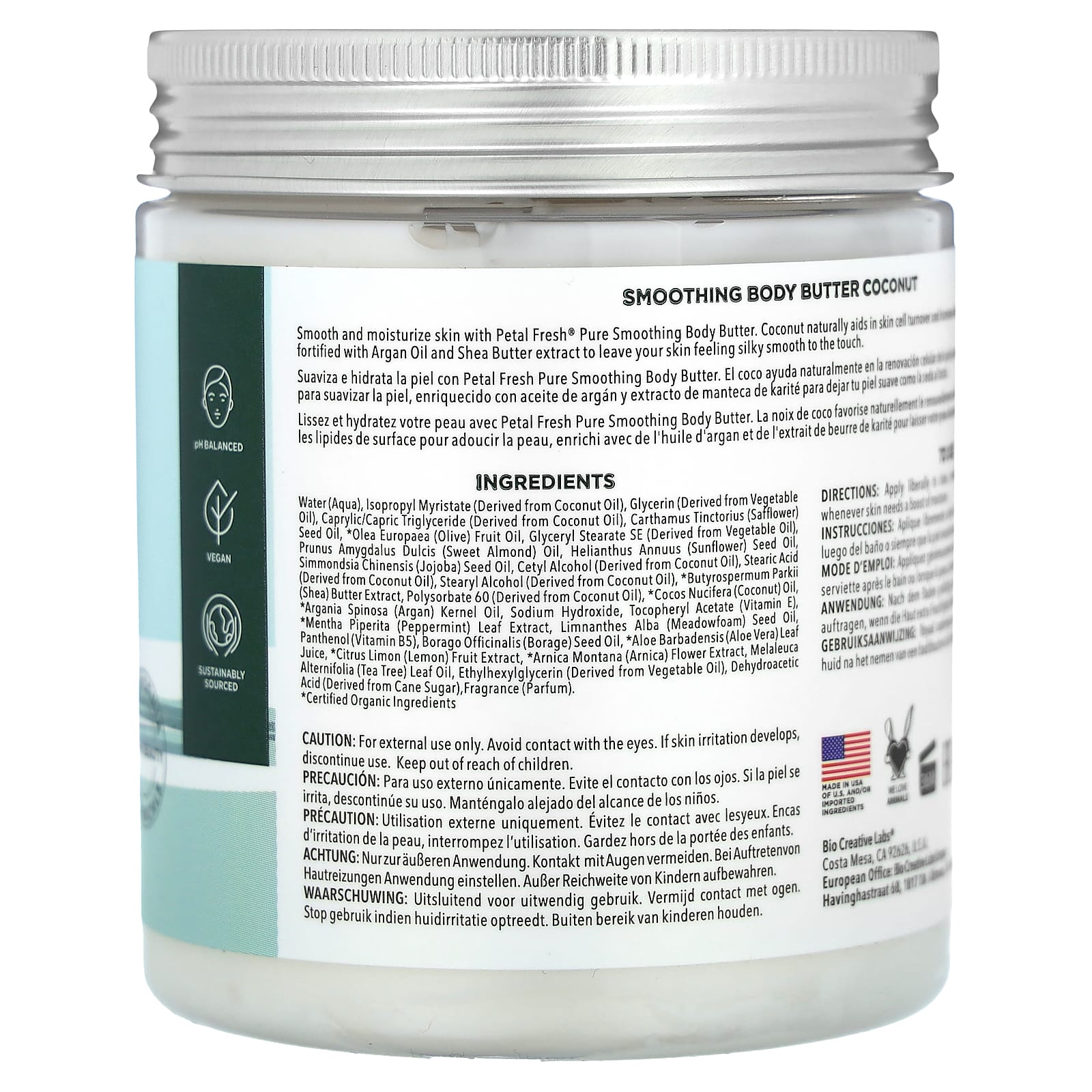 Petal Fresh, масло для гладкости тела, кокос, 2,37 мл (8 унций)