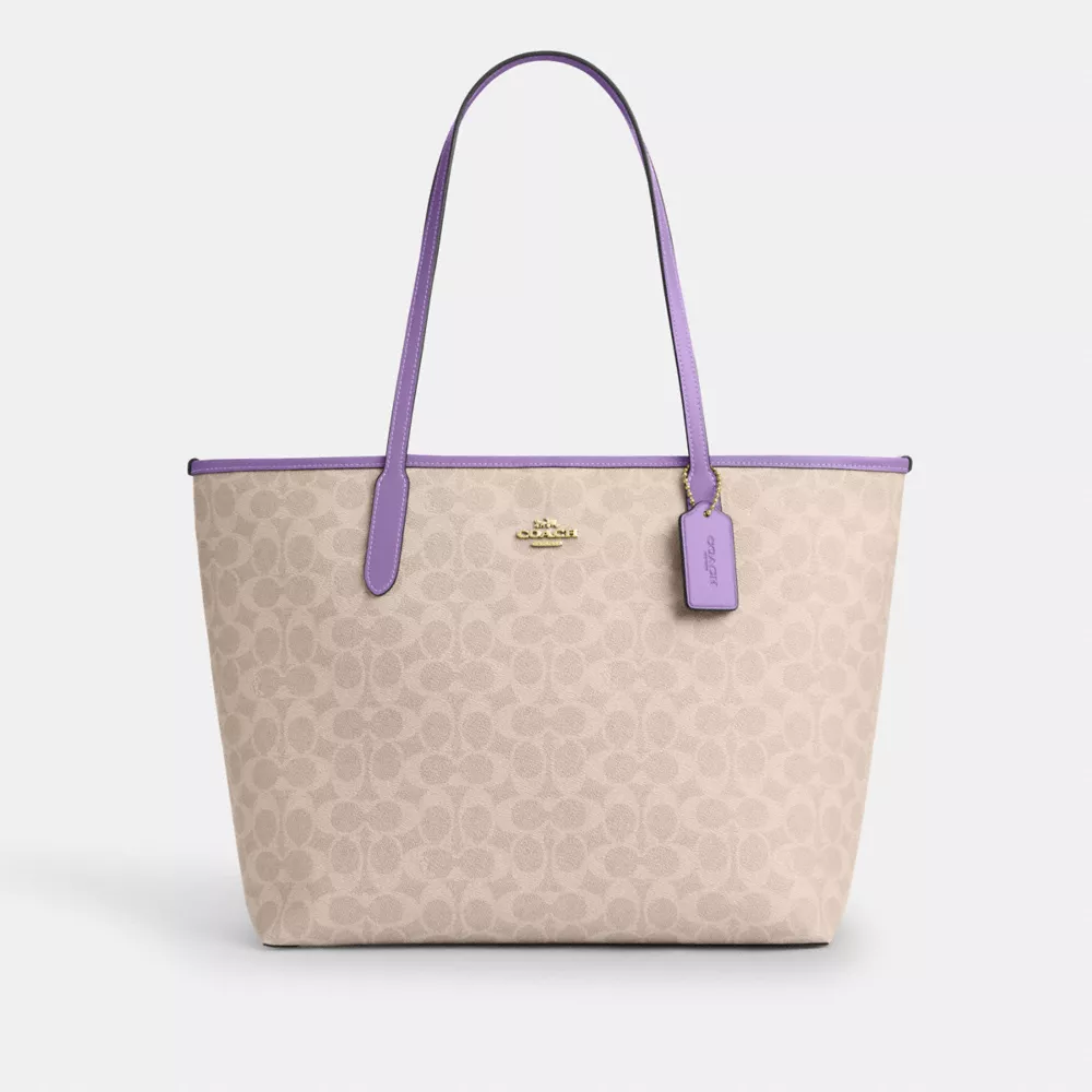Сумка COACH City Tote Bag In Signature Canvas