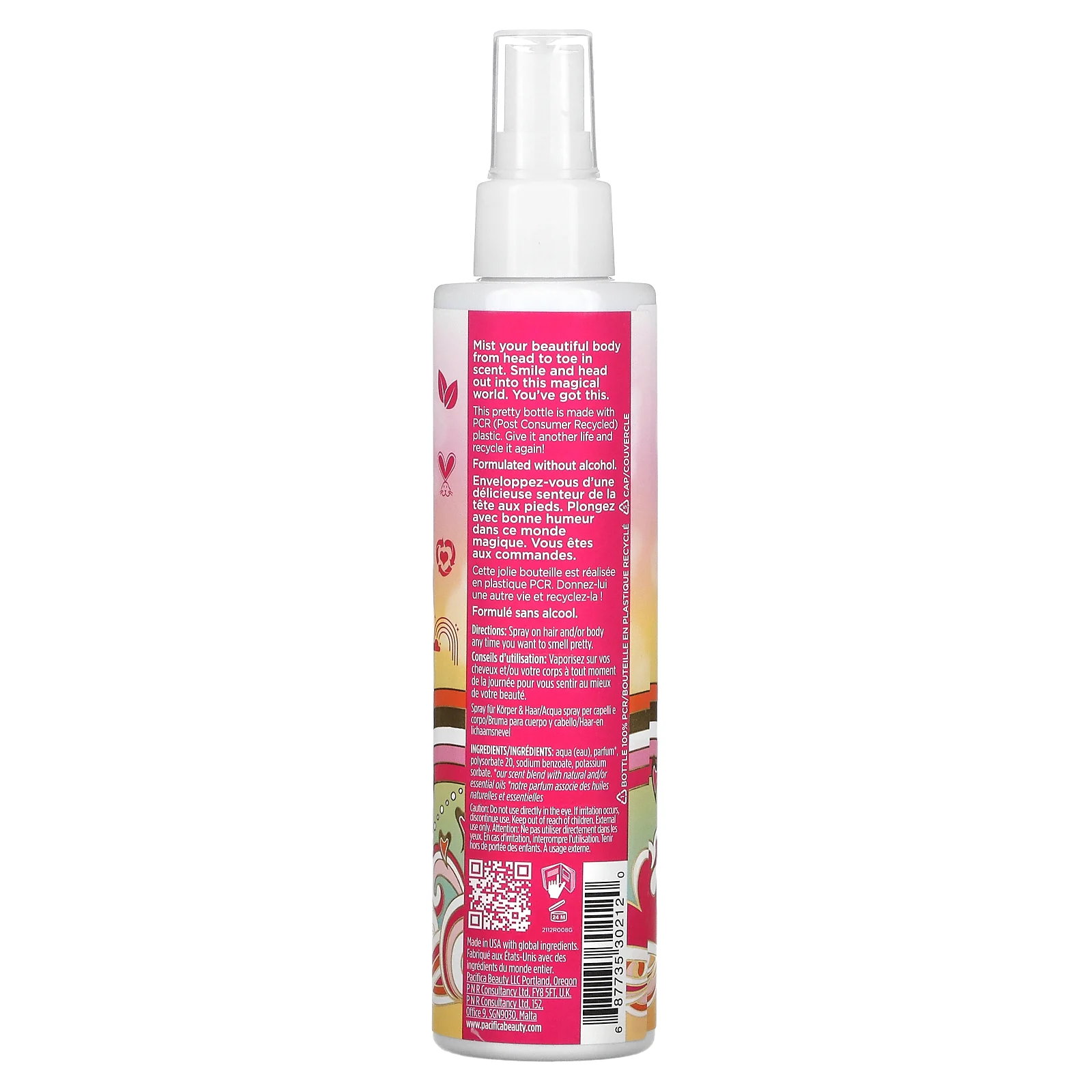 Pacifica, Мист для волос и тела с ароматом ванили Island, 6 ж. унц. (177 мл)