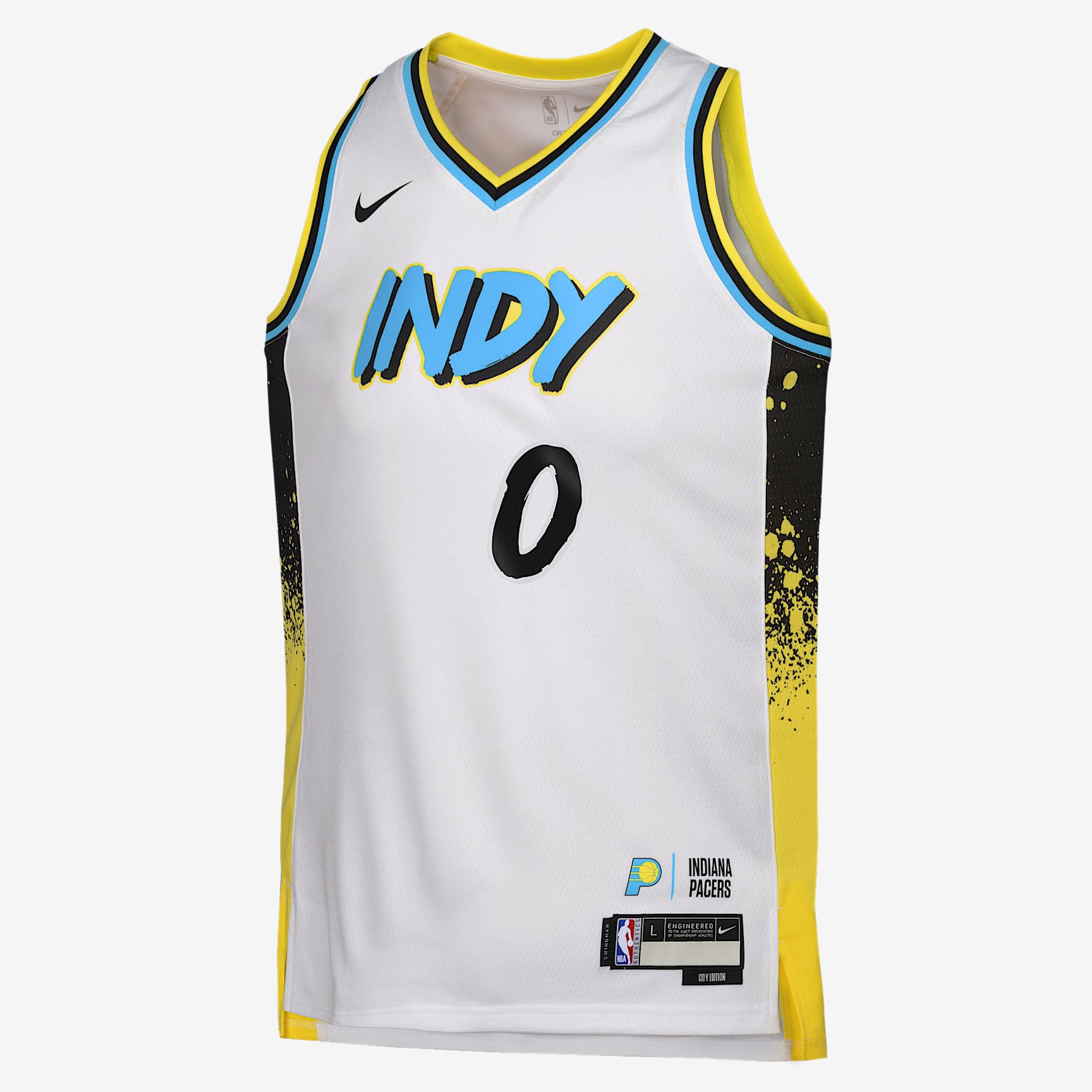 Tyrese Haliburton Indiana Pacers 2024/25 City Edition Big Kids' Nike Dri-FIT NBA Swingman Jersey