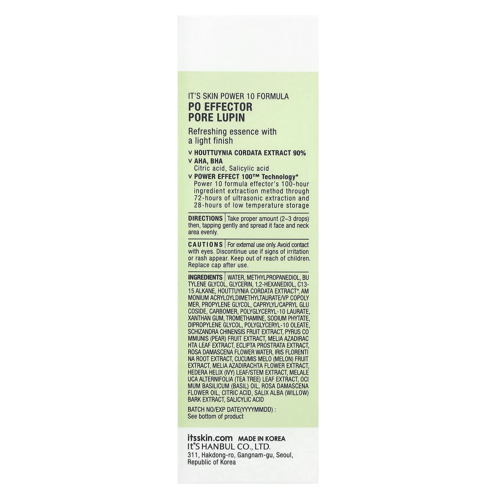 It's Skin, Pore Lupin 10, 1.01 fl oz (30 ml)